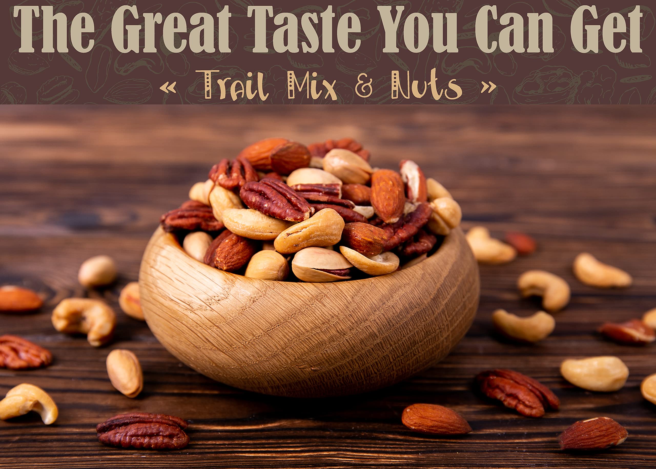 Premium Mixed Nuts Variety Pack | 30 Single-Serve Packets of Healthy Trail Mix Snacks with Almonds, Cashews & Walnuts | Perfect for Office, Gym & Travel Snacking