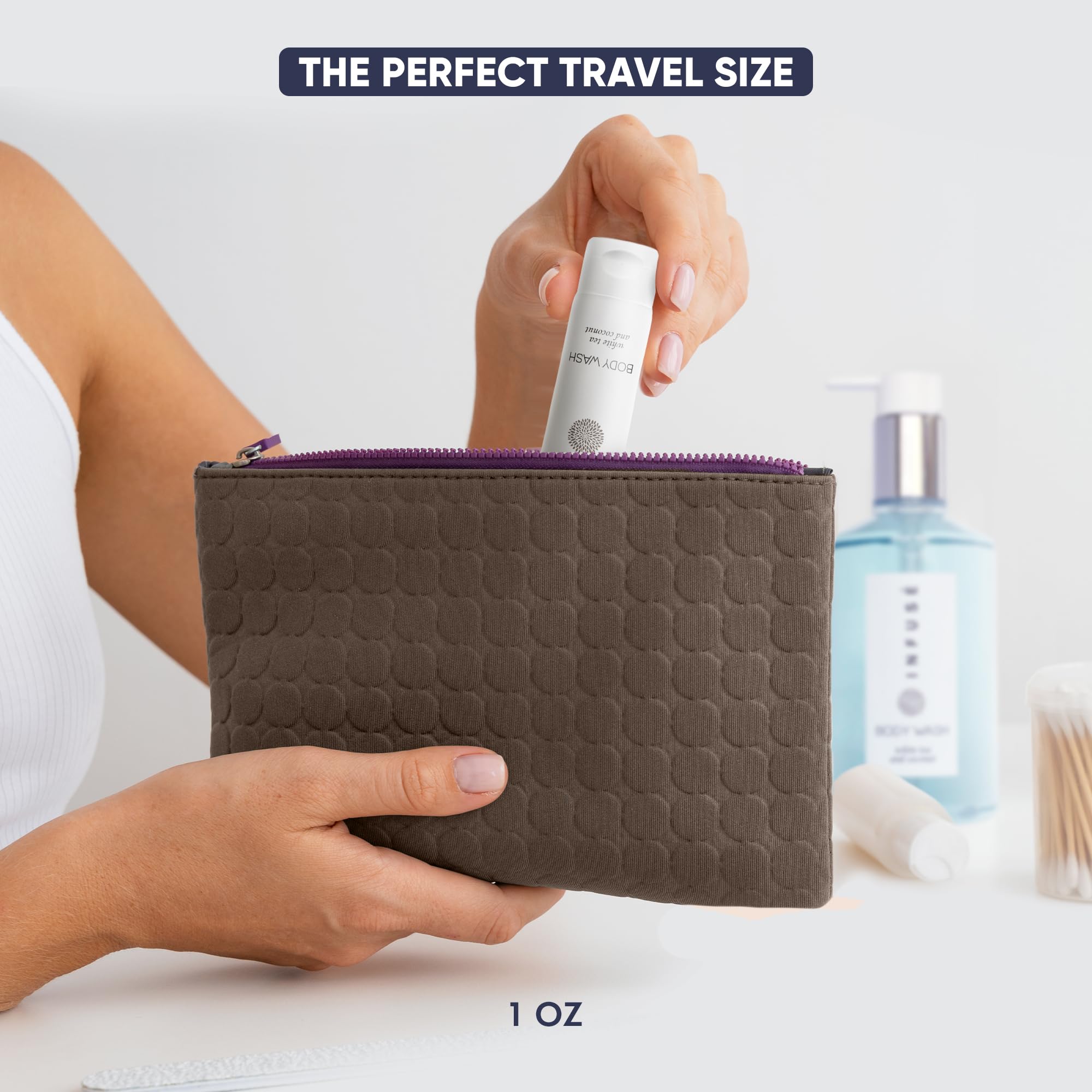 Travel-Size Hotel Body Wash Soap - 1 oz Bottles (Pack of 200) | Perfect for Hotels, Gyms, Spas & Travel Essentials | Bulk Toiletries for Hospitality Business