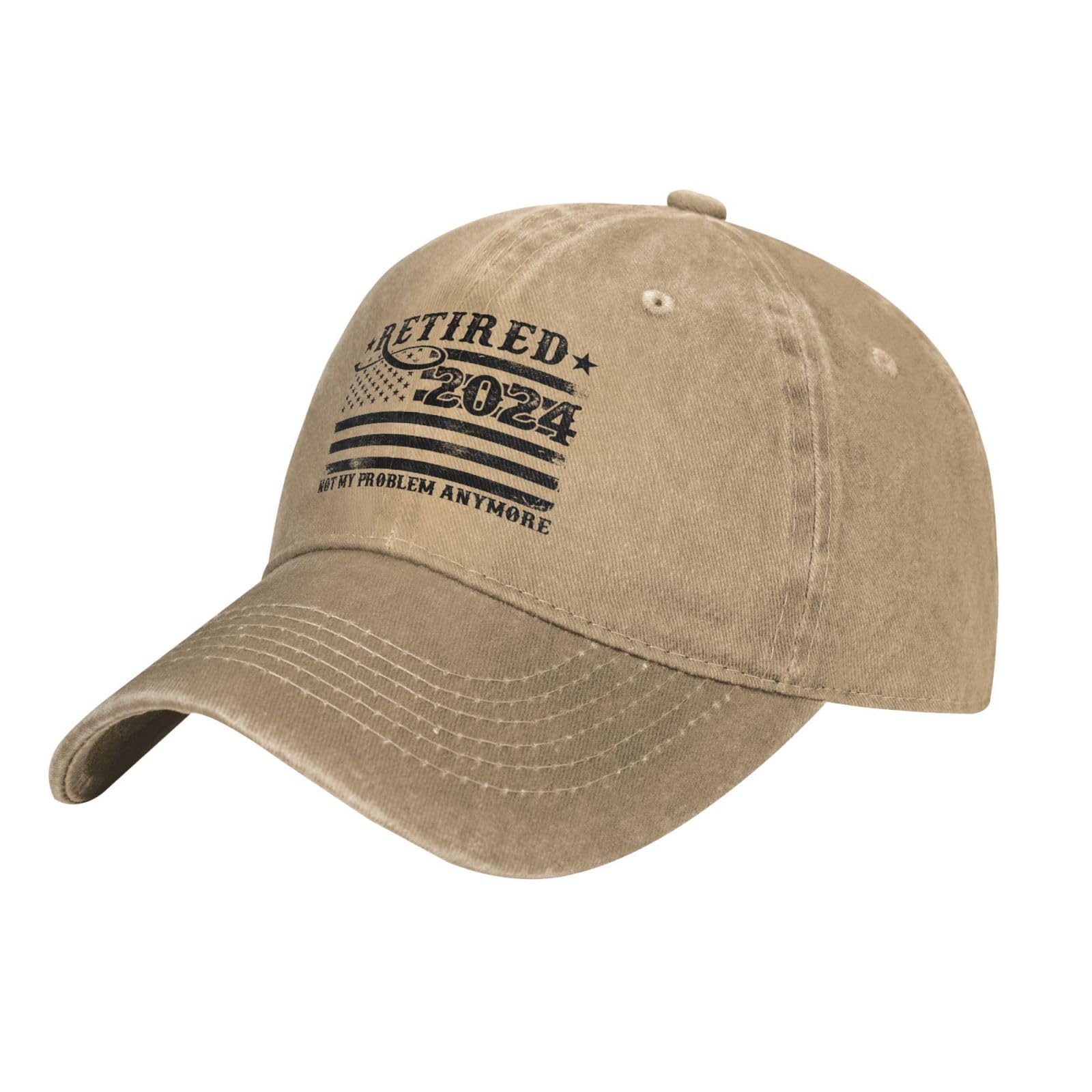 2024 Funny Retirement Gift Hat for Men & Women - Baseball Cap for Birthday & Retirement Celebrations - Perfect for Parties, Travel & Outdoor Activities