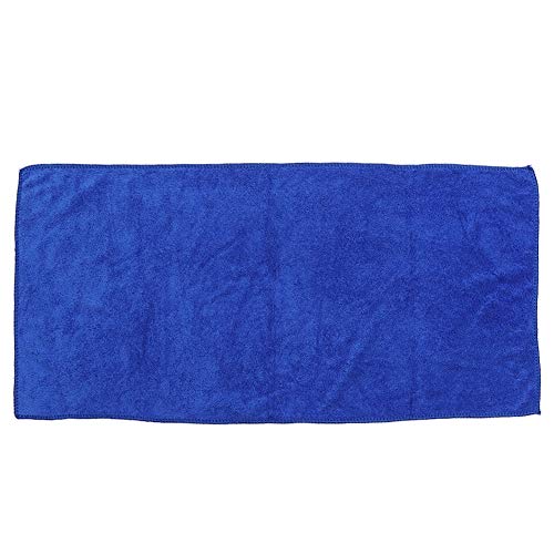 Microfiber Hair Towel Wrap Turban for Women & Men - Ultra Absorbent Quick Dry Hair Drying Towel with Button Closure - Salon Quality Bath & Shower Hair Towel (Blue) - Perfect for Post-Wash, Gym & Travel Use
