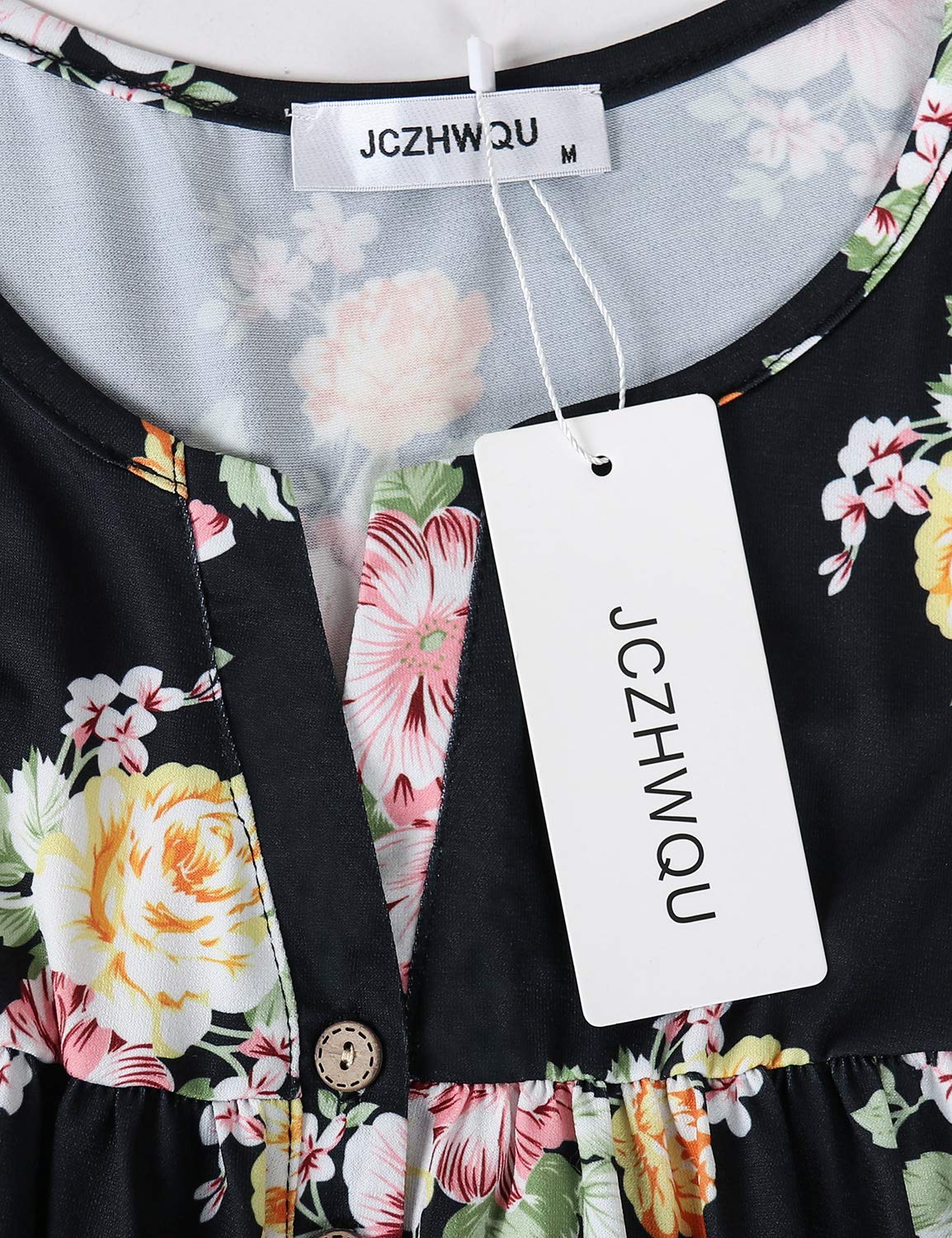 Women's Flowy Notch Neck Short Sleeve Casual Tunic Top - Comfortable Loose Fit Blouse for Summer, Work, Travel & Everyday Wear