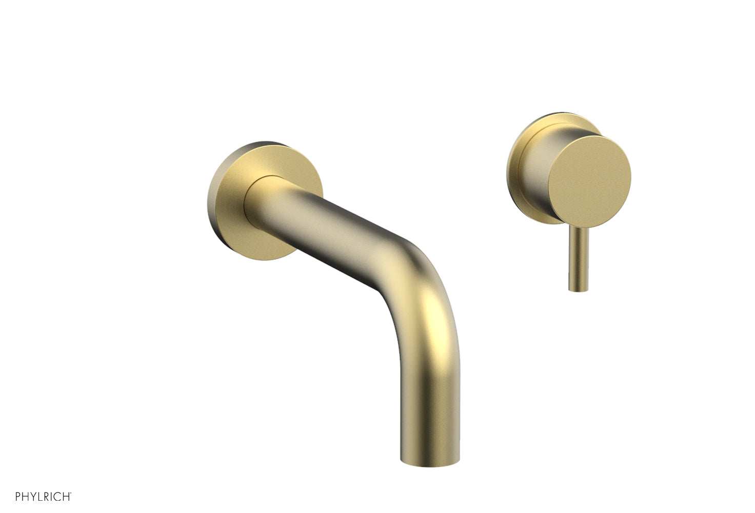 Basic II Single Handle Wall Mount Lavatory Faucet Set with Lever Handle - Model 230 15 - Perfect for Bathroom Sink, Powder Room, and Guest Bath Installation