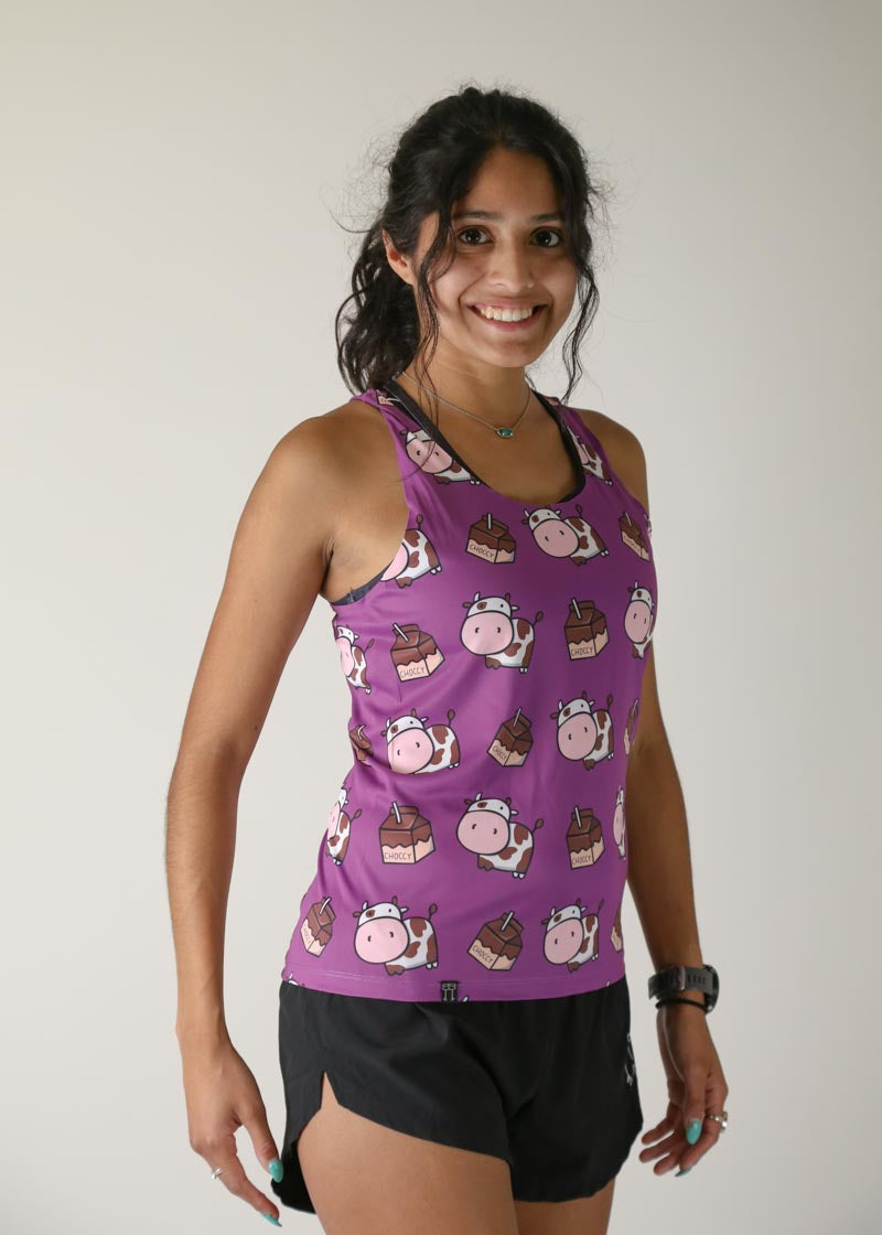 Women's High-Performance Running Singlet - Breathable & Moisture-Wicking Workout Top for Athletes | Ideal for Marathon Training, Gym Sessions & Outdoor Sports