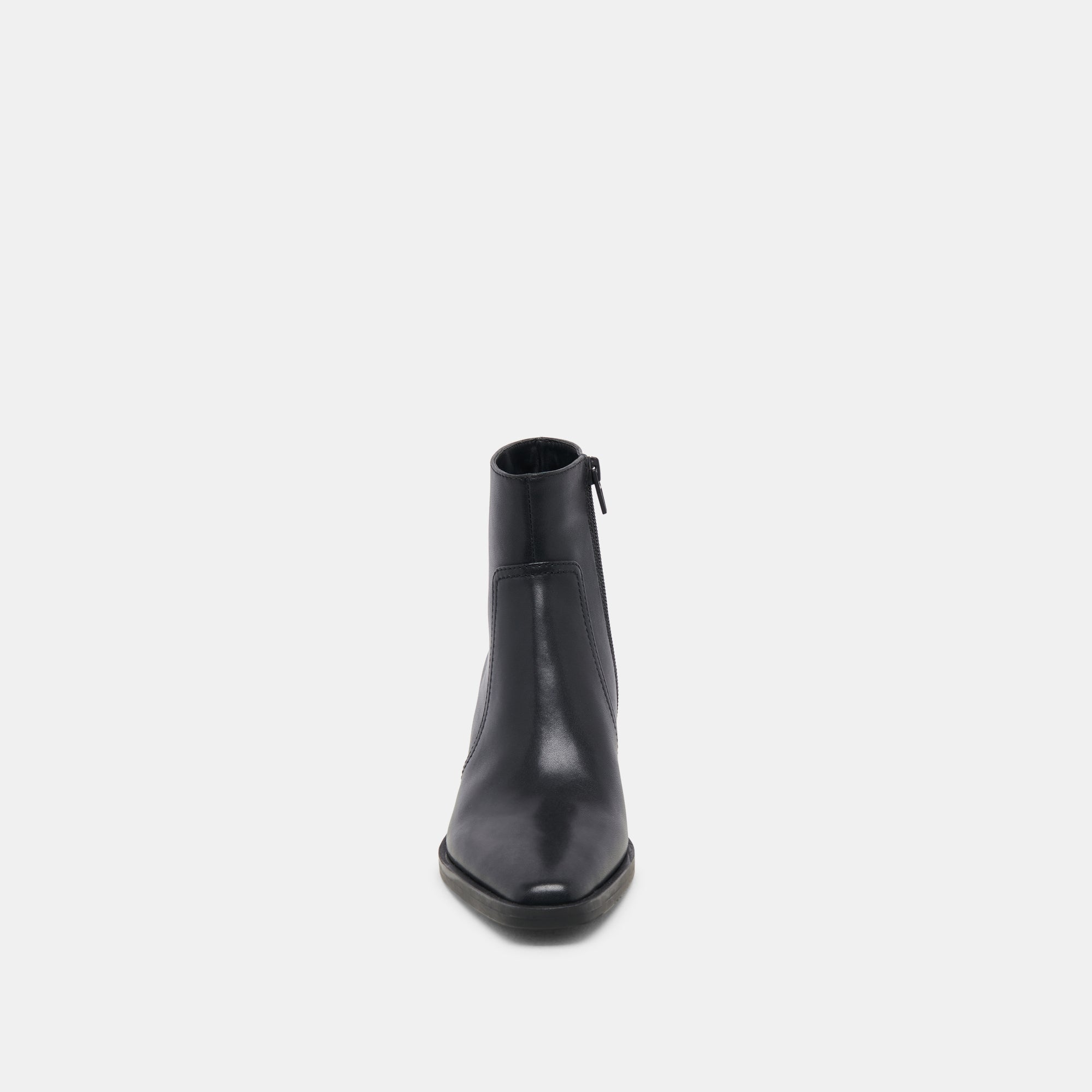 FAHARI H2O Wide Booties - Black Leather Waterproof Rain Boots for Women | Comfortable Slip-Resistant Outdoor Shoes for Walking, Gardening & Wet Weather