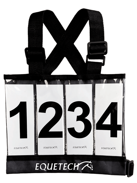 Mini Eventing Cross Country Number Bib - Horse Riding Competition Bib for Equestrian Sports - Perfect for Show Jumping, Dressage & Eventing Riders