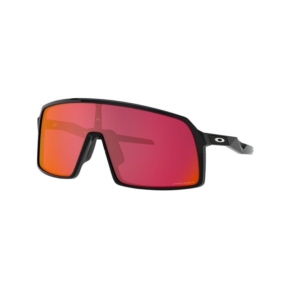 OAKLEY SUTRO Sunglasses - Polished Black Frame with Prizm Snow Torch Iridium Lens | UV Protection for Snowboarding, Skiing & Outdoor Sports