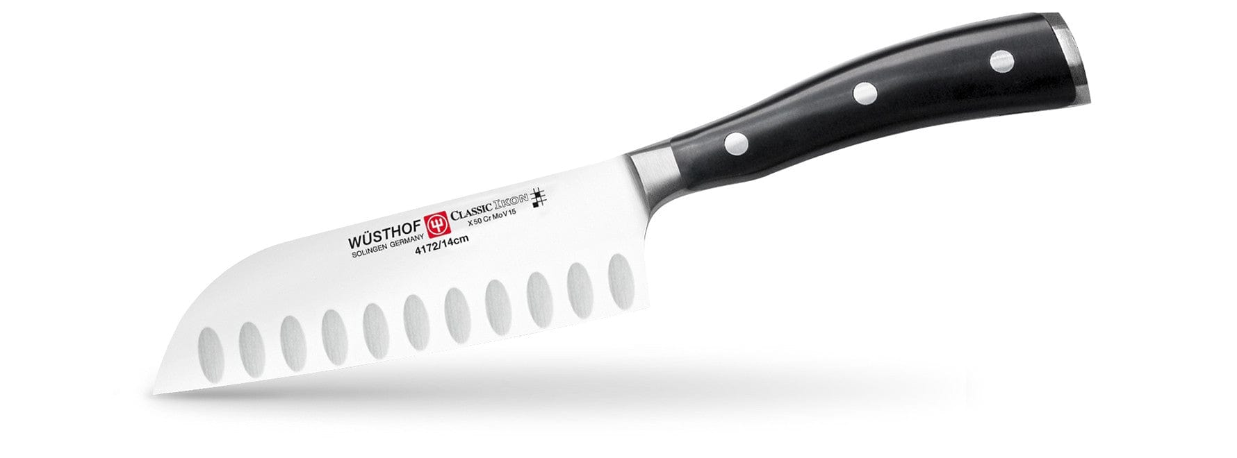 Wusthof Classic Ikon 5-Inch Santoku Knife - Premium German Stainless Steel Kitchen Knife for Slicing, Dicing & Chopping - Perfect for Home Chefs & Professional Cooking
