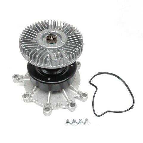 Replacement Engine Water Pump with Fan Clutch Compatible with Dodge Ram 1500 2500 3500 - High Performance Cooling System Part for Truck & SUV - Perfect for Off-Roading, Towing & Heavy-Duty Use