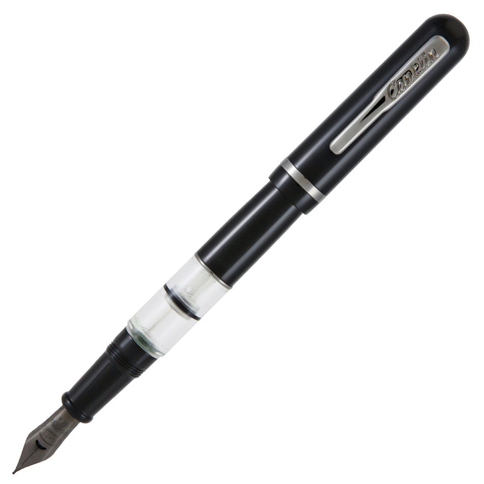 Conklin Heritage Word Gauge Fountain Pen - Premium Black Ink Calligraphy Pen for Writing, Journaling & Gift Giving - Elegant Office & Home Use Writing Instrument