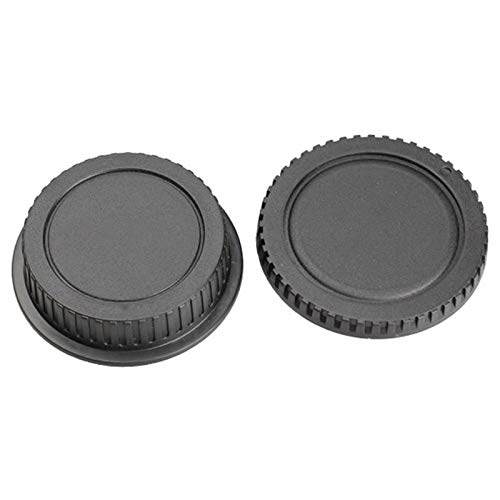 10pcs Universal DSLR Rear Lens Cover & Body Cap for Canon EOS EF SLR Cameras - Dust Protection for Camera Lens & Sensor - Perfect for Travel, Storage & Professional Photography