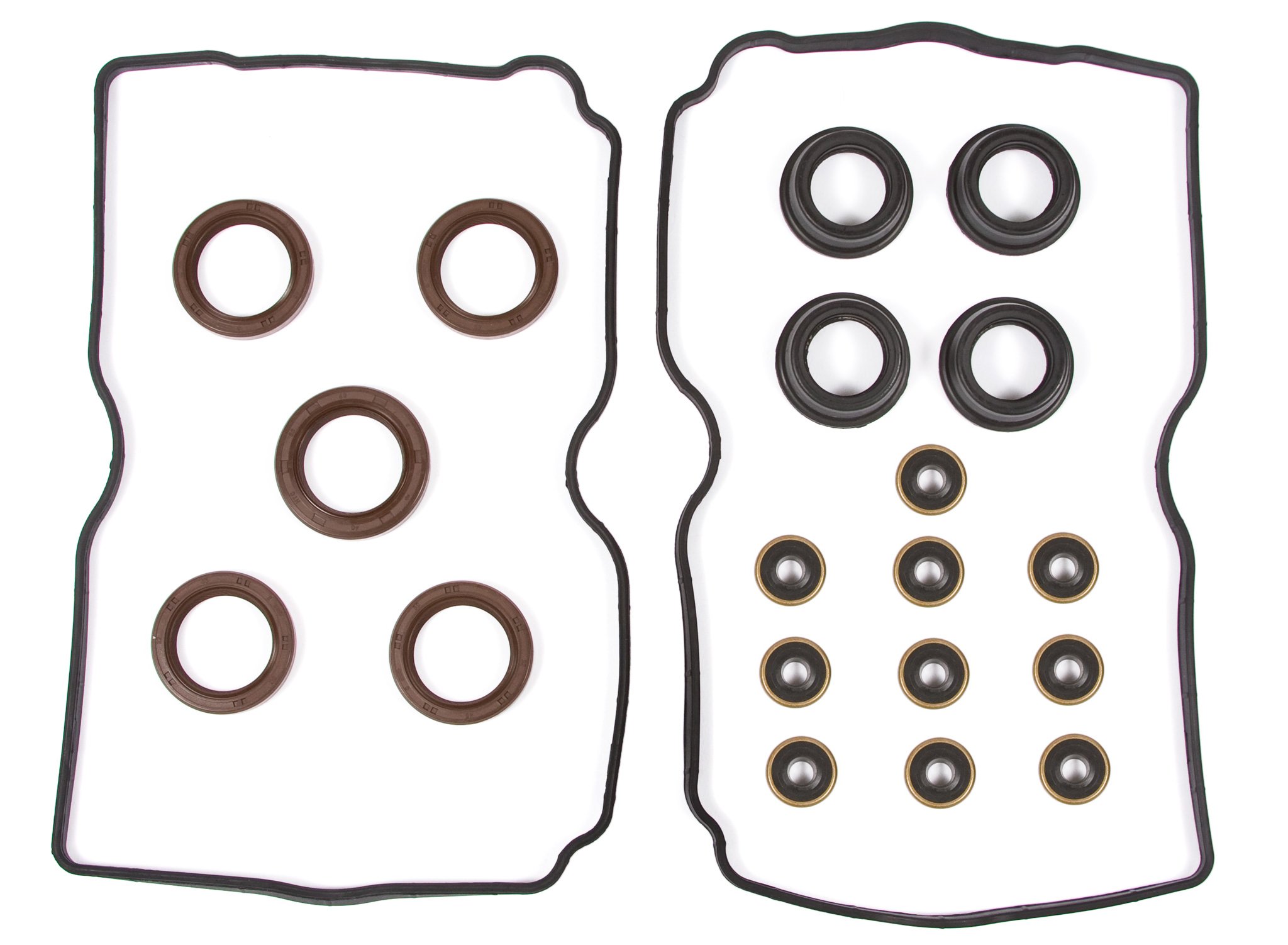 Evergreen TBK304VCT Timing Belt Kit for 99-05 Subaru Impreza/Legacy/Outback 2.2L & 2.5L SOHC EJ22 EJ25 Engines - Includes Valve Cover Gasket & Water Pump - Perfect for Engine Maintenance & Performance Upgrades
