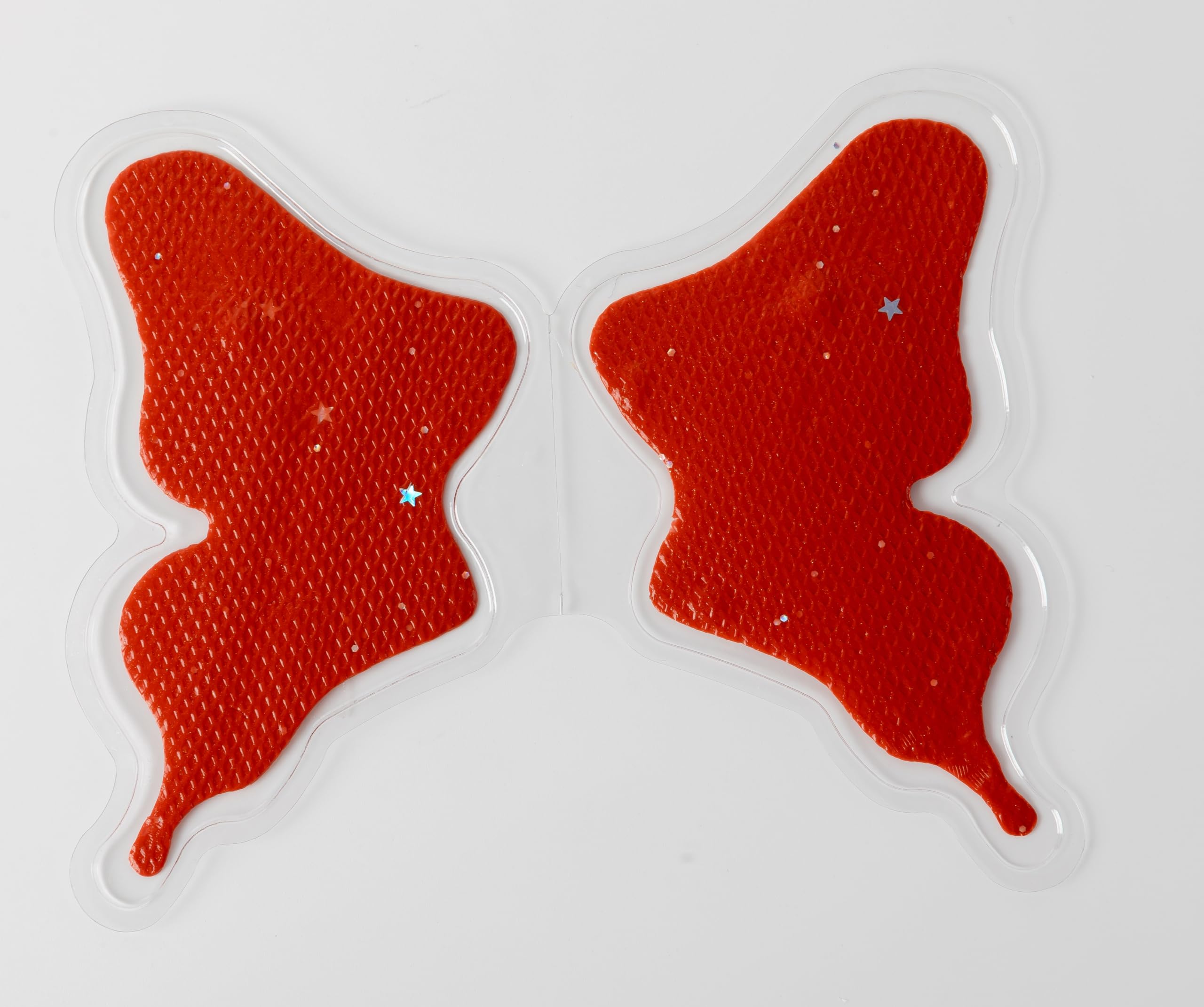 Butterfly Multi Jello Patch - Red Color Cute Embroidered Iron-On Patches for DIY Clothing, Bags, Hats - Perfect for Kids Crafts, Fashion Accessories & DIY Projects