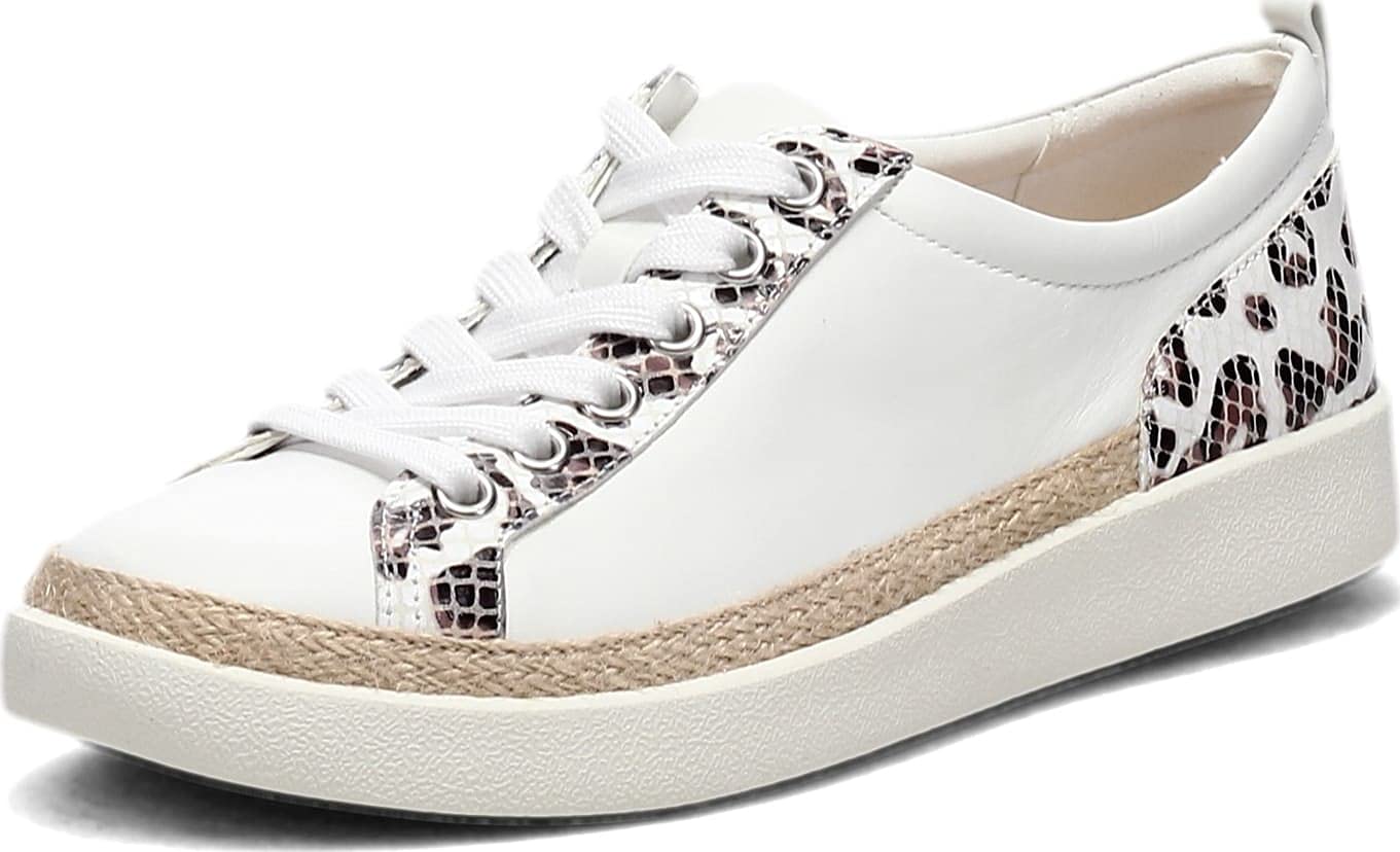 Vionic Women's Essence Winny Lace-Up Sneakers - Orthotic Arch Support Walking Shoes with Three-Zone Comfort Technology | Breathable Casual Shoes for Women (Sizes 5-11) | Perfect for Work, Travel & Everyday Comfort