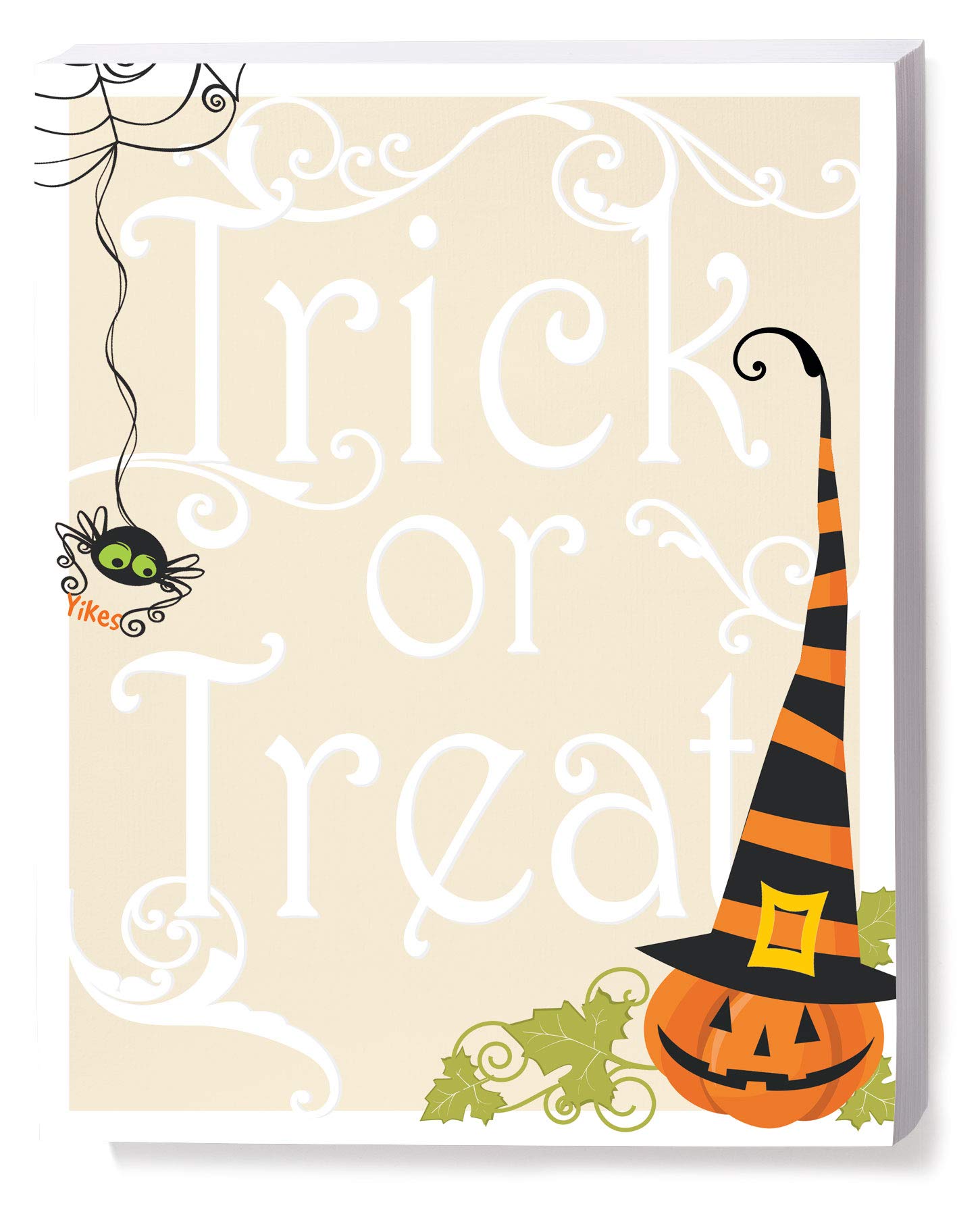 Halloween Themed Stationery Set - 25 Sheets Fall Autumn Border Paper & Letterhead (8.5 x 11) | Premium Decorative Printer Paper for Halloween Cards, Party Invitations & Seasonal Craft Projects