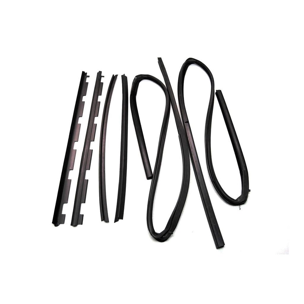 KG2083 Complete Inner & Outer Glass Run Channel Kit - Driver & Passenger Side Weatherstrip Replacement for Smooth Window Operation | Perfect for Car Window Seal Repair & Weatherproofing