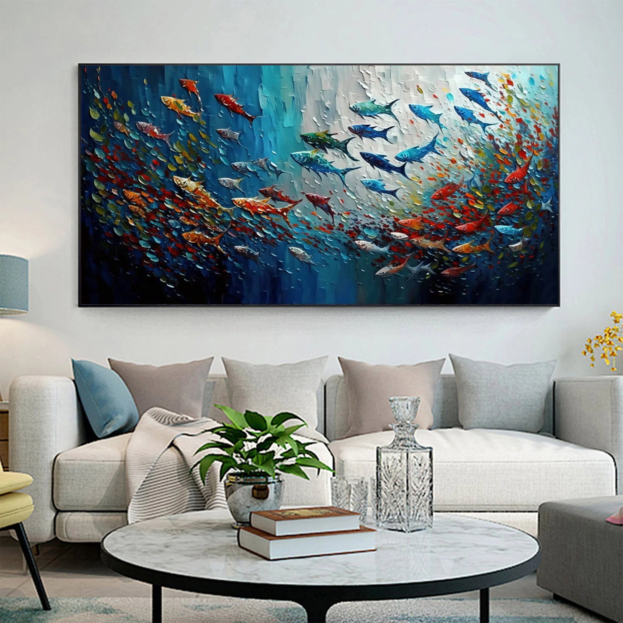 Animal Art Painting #AP137 - Handmade Canvas Wall Decor for Living Room, Bedroom & Office | Wildlife & Nature Inspired Artwork