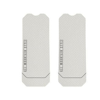 All Mountain Style Crank Guard - Clear/Silver - Durable Bike Chain Protection for Mountain Biking & Trail Riding