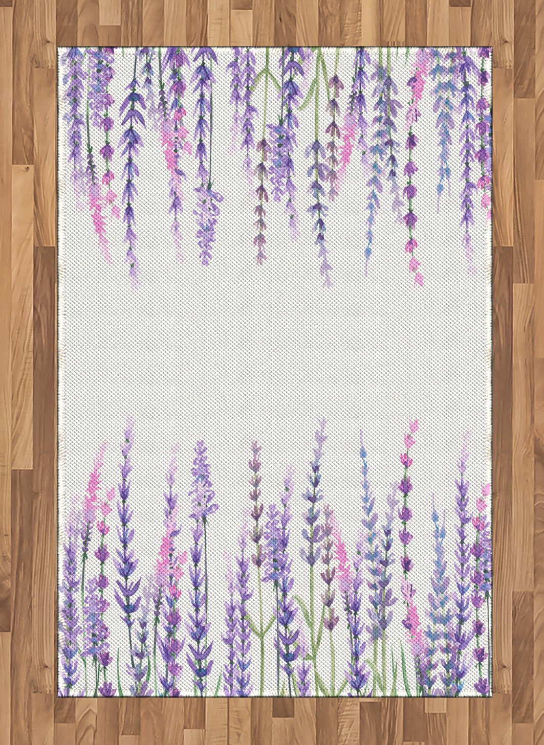 Lavender Plants Area Rug - 4' x 5'7