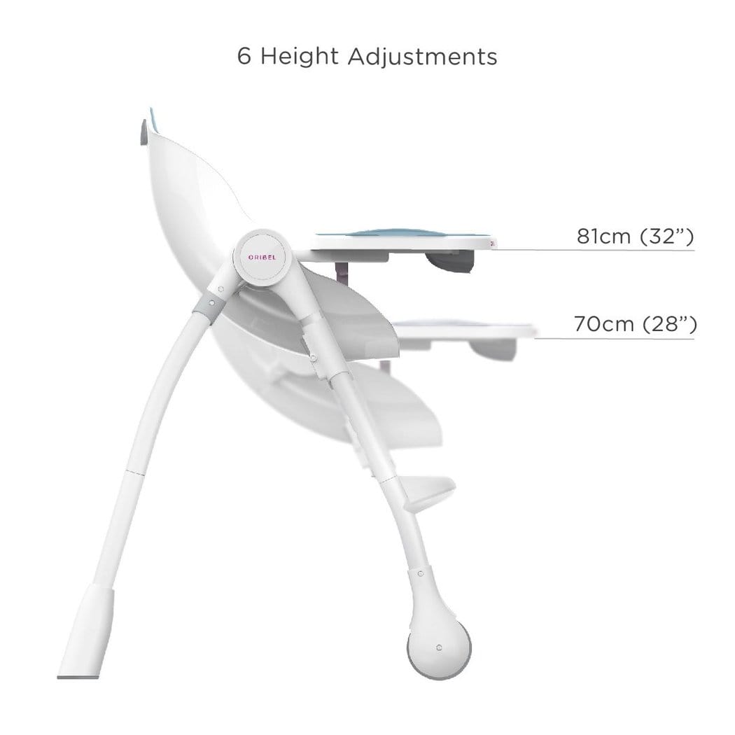 Oribel Cocoon 3-Stage Convertible High Chair for Babies & Toddlers - Adjustable Height, Ergonomic Design for Dining, Feeding, and Playtime at Home