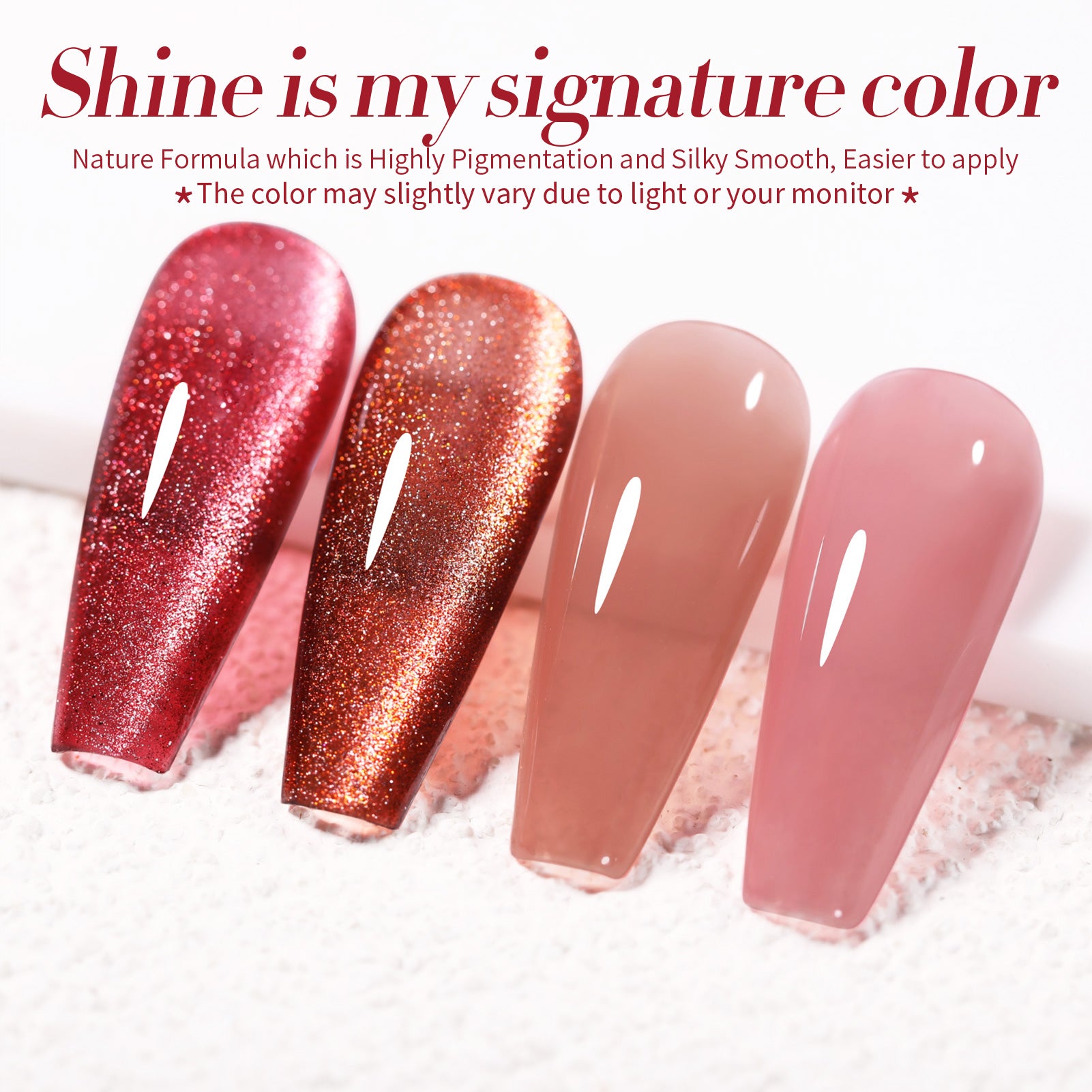 4 Colors Nude Jelly Gel Polish Set - Amber, Mocha & More (5ml) for Long-Lasting Manicure at Home or Salon