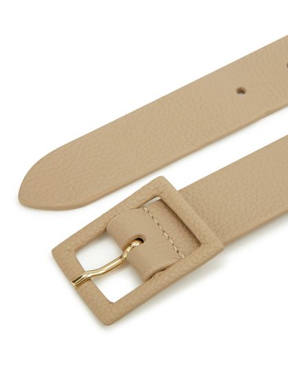 Premium Narrow Soft Grain Leather Belt for Men & Women - Stylish & Durable Fashion Accessory for Casual, Office & Formal Wear