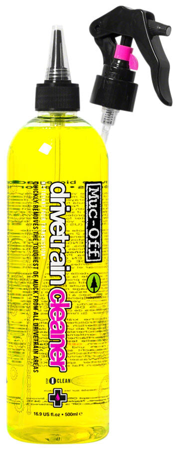 Muc Off Drivetrain Cleaner 500ml - Bike Chain Degreaser & Drivetrain Cleaner Spray for Bicycles - Perfect for Road Bikes, Mountain Bikes & E-Bikes