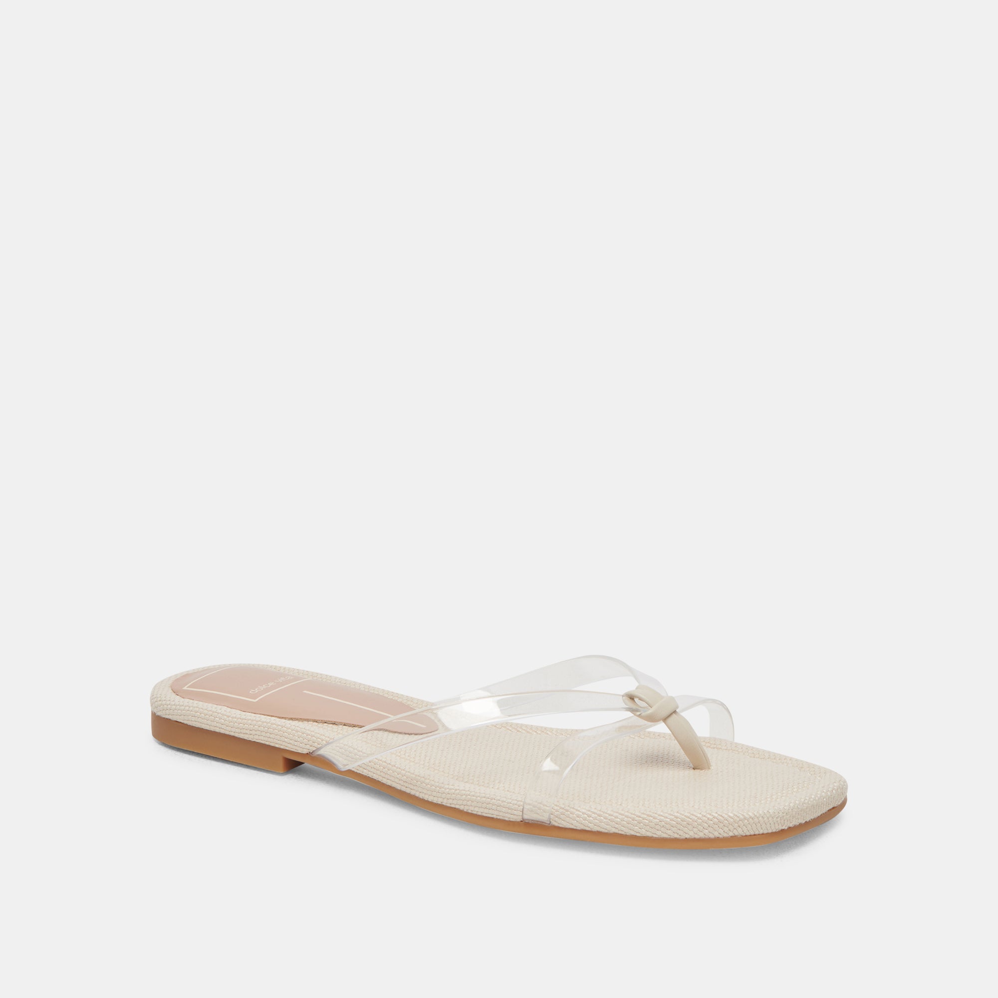 LUCCA Women's Crystal Vinyl Sandals - Stylish Comfort for Summer, Beach, and Casual Outings