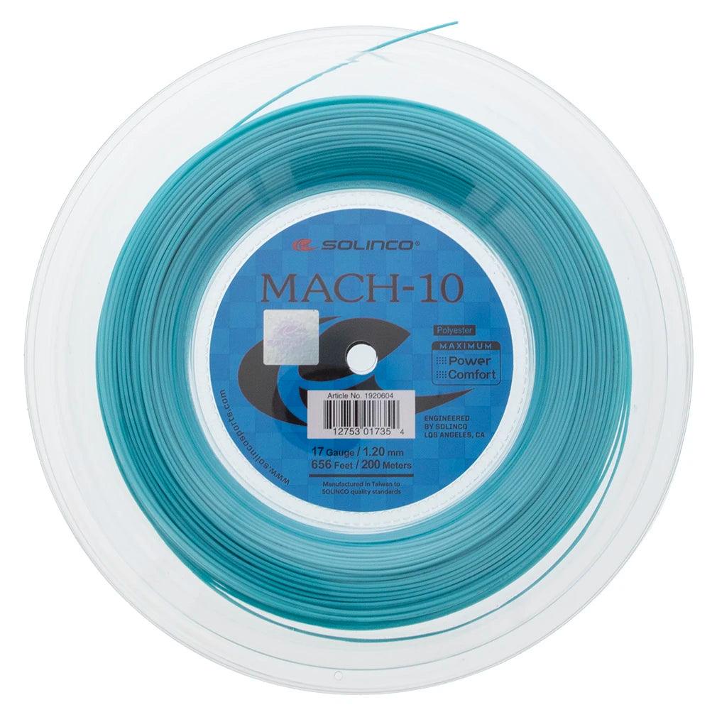 Mach 10 Tennis String Reel - Professional Tennis String for Durability & Performance | Perfect for Tennis Rackets, Stringing Machines & Tournament Play