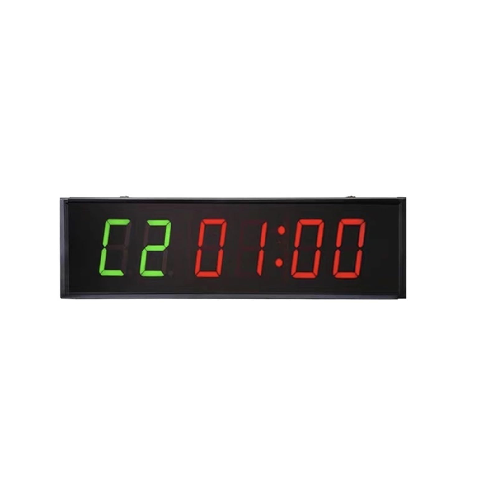 GeRRit 3 Inch Wall Mounted Programmable Countdown Timer - LED Gym Stopwatch Clock with Interval Function (Blue, 2.3 Inch) - Perfect for Workouts, Boxing, HIIT & Home Fitness Training