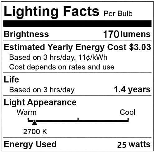 6 Pack G50 25W E12 Base Wax Warmer Bulbs - Clear G16.5 Globe Light Bulbs for Full Size Scentsy Warmers & Candle Wax Warmers | 120V Long Lifespan Bulbs | Perfect for Home Aromatherapy, Spa Relaxation & Holiday Decorations