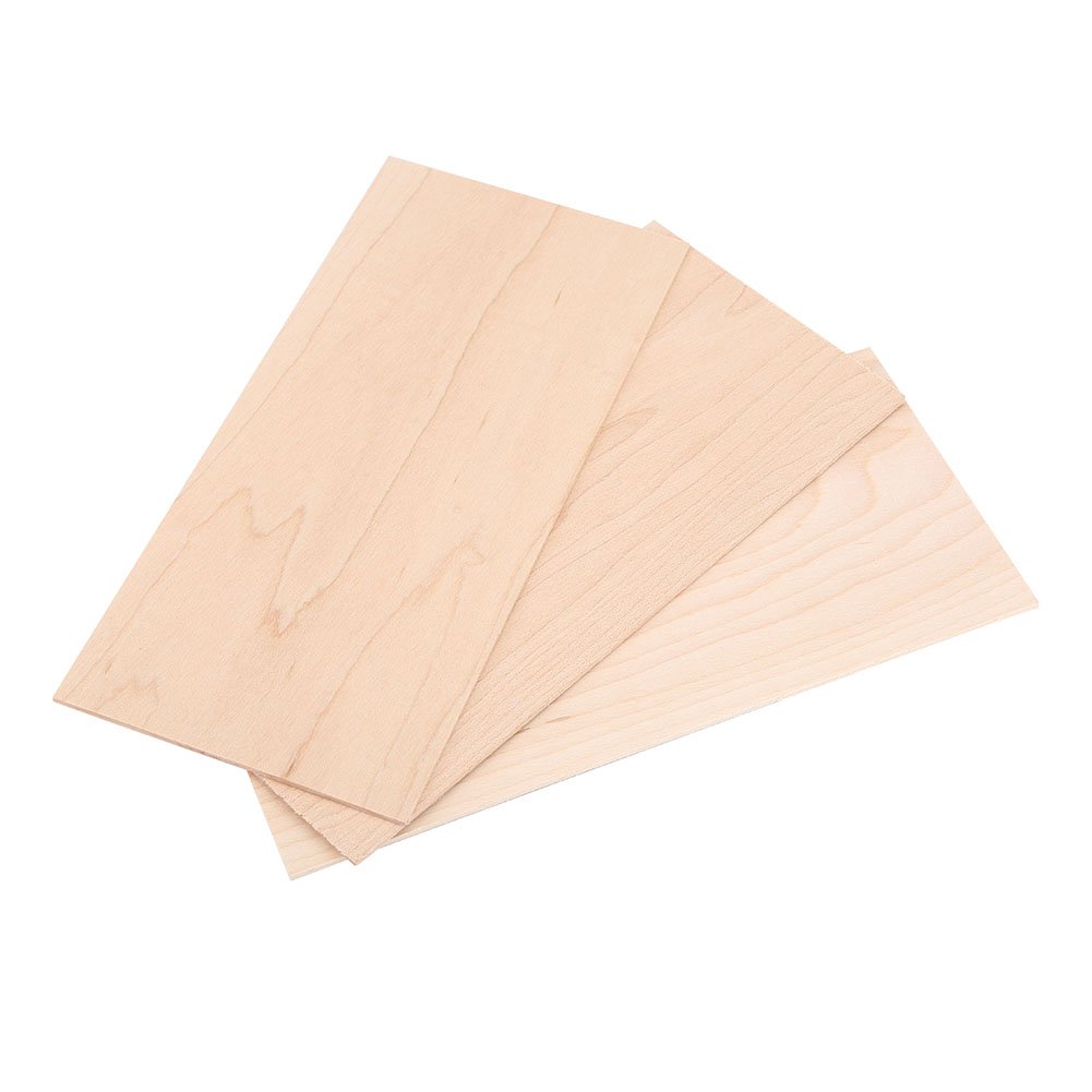 3Pcs Maple Guitar Head Veneers - Premium Guitar Headplate for Luthiers & DIY Repair - Replacement Tool for Acoustic & Electric Guitars - Perfect for Custom Builds & Instrument Restoration