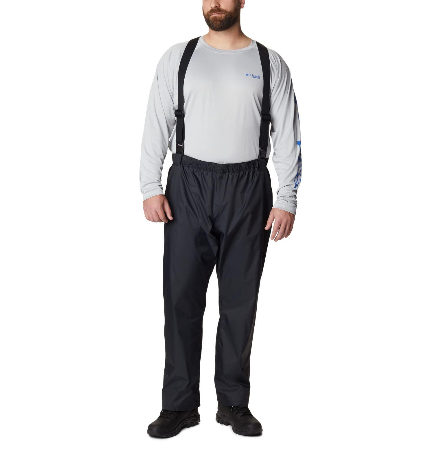 Columbia Men's PFG Storm™ Bib Pant - Waterproof Fishing Overalls for Outdoor & Work - Perfect for Fishing, Hunting, and Harsh Weather Conditions