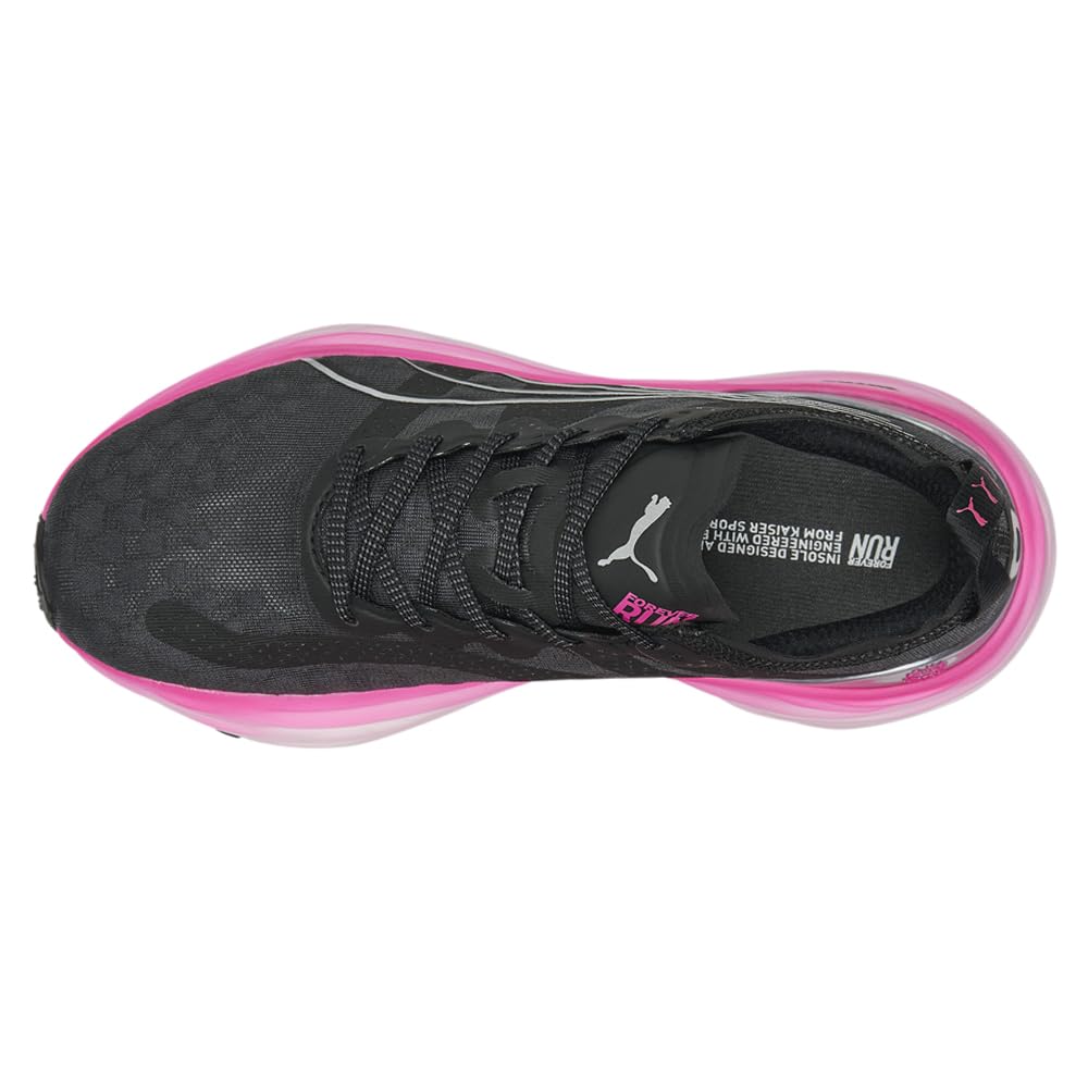 PUMA Women's Foreverrun Nitro Running Shoes - Black - Size 9 M - Lightweight Cushioned Sneakers for Jogging, Gym Workouts & Daily Walking