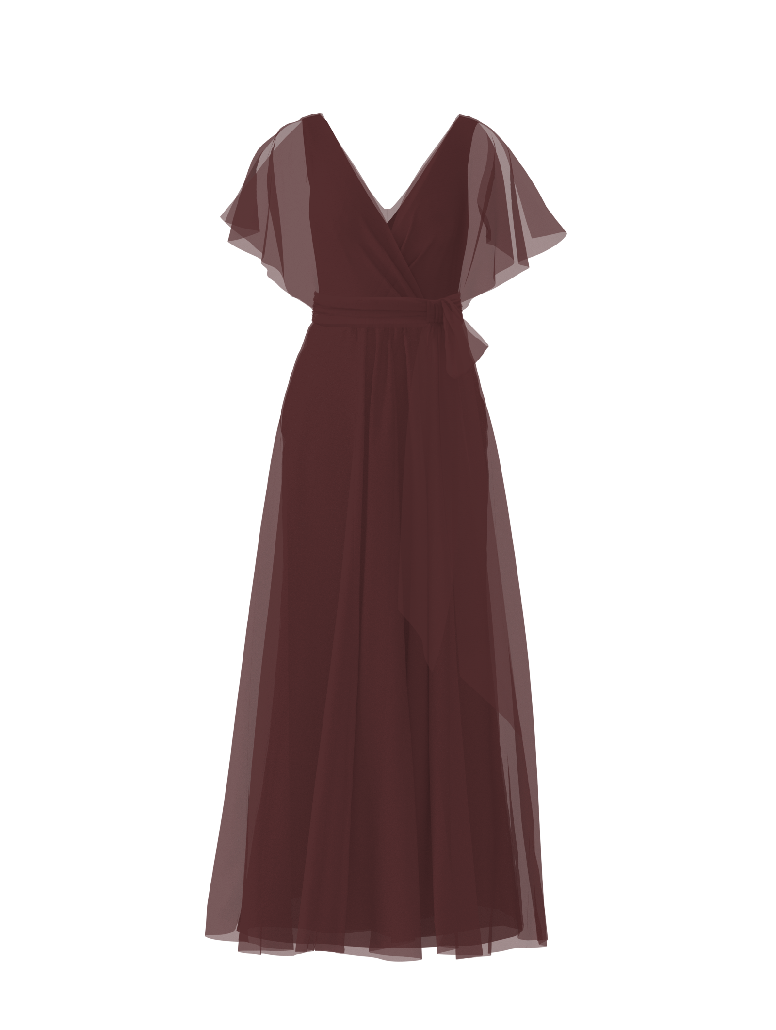 Ava Bodice & Justine Skirt Set with Sash Belt - Elegant Ruby Red Women's Formal Dress for Prom, Wedding & Special Occasions