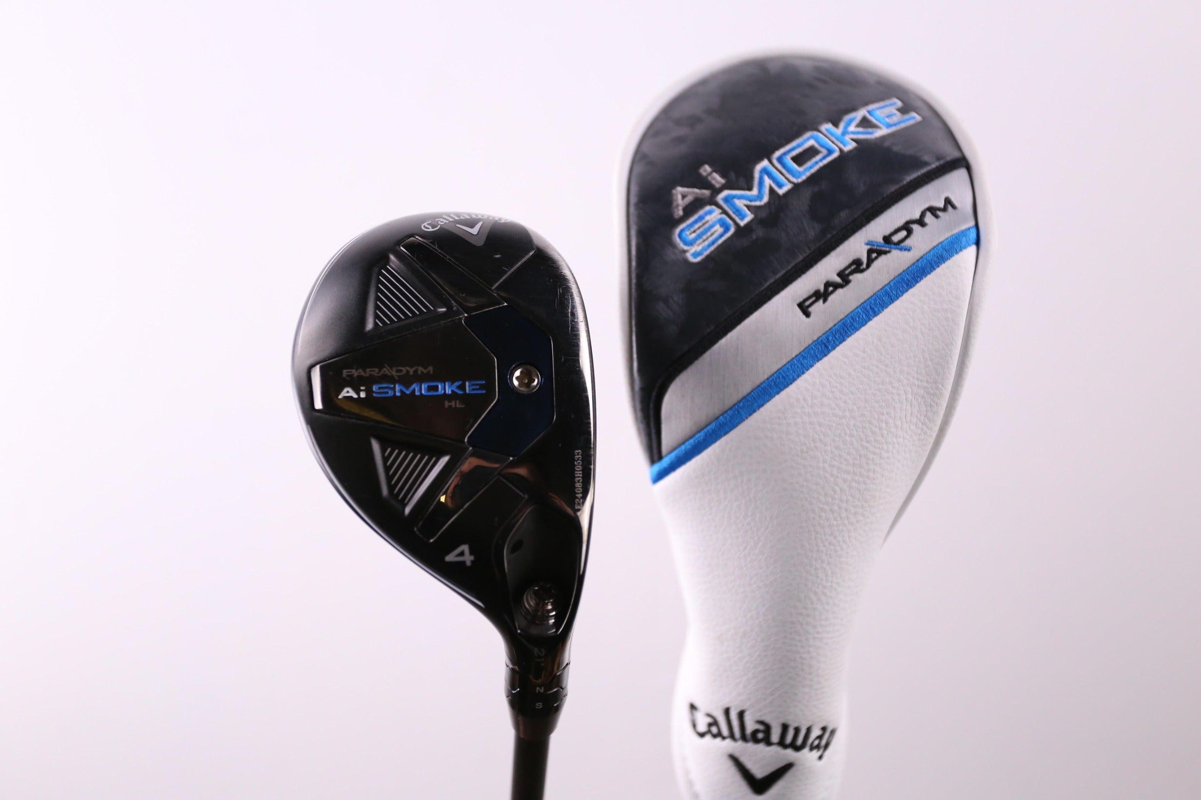 Used Callaway Paradym Ai Smoke HL 4H Hybrid Golf Club - Right Handed, 21 Degrees, Stiff Flex - Perfect for Mid-Handicap Golfers on Fairways & Rough