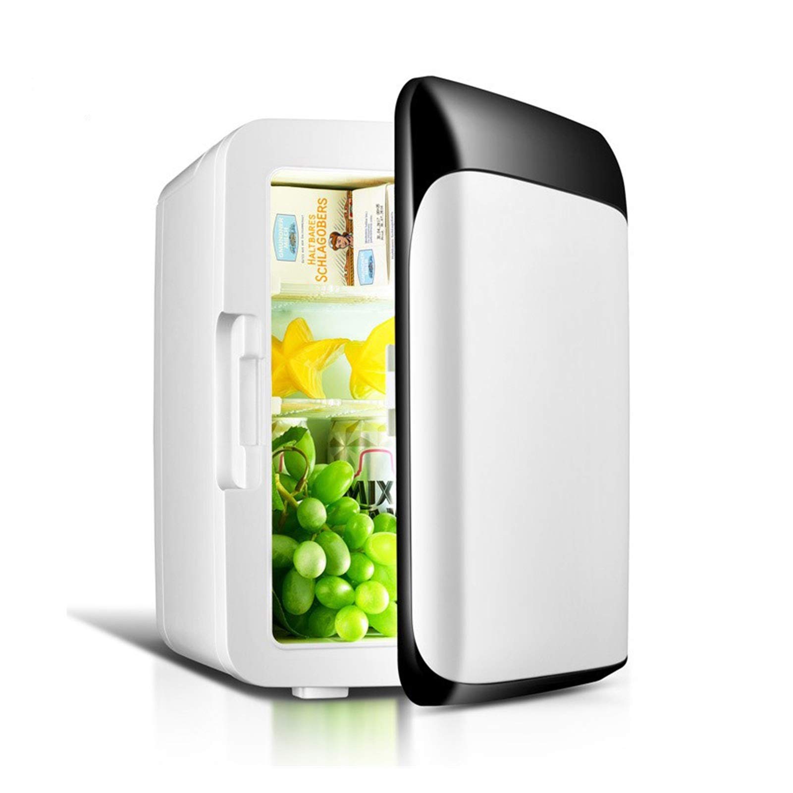 Zinhsq 8L Mini Fridge - Portable AC/DC Cooler & Warmer for Skincare, Food, Medicine, Breast Milk Storage | Compact Refrigerator for Home, Office, Dorm, Travel & Camping