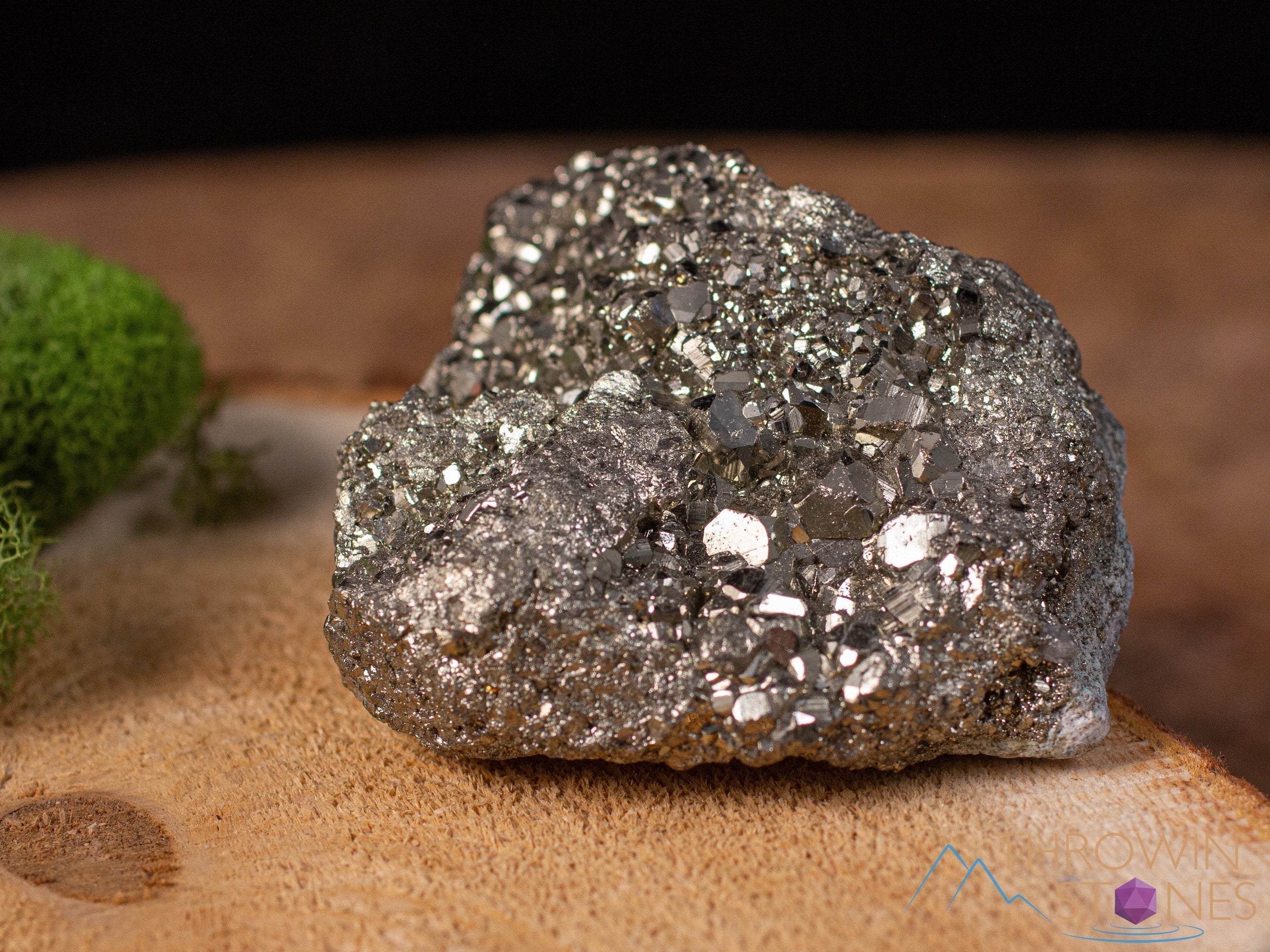 PYRITE Raw Crystal Cluster - Large Natural Crystals, Fools Gold Specimen | Metaphysical Healing Stone, Home & Office Decor | Perfect for Meditation, Reiki, and Mineral Collection (E1846)