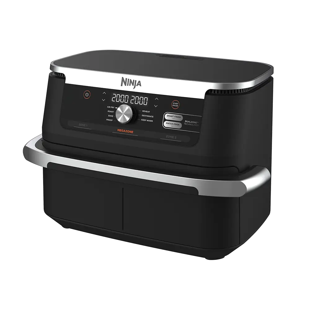 Ninja XXXL FlexDrawer Air Fryer - 8.5 Quart Large Capacity, 2 Independent Cooking Zones, Digital Touchscreen - Perfect for Family Meals, Party Snacks & Healthy Cooking