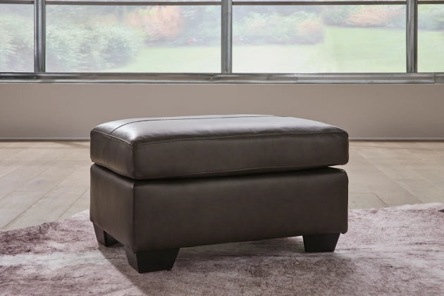 Belziani Ottoman Pouf - Stylish Footstool & Extra Seating for Living Room, Bedroom, or Nursery - Soft Upholstered Ottoman with Sturdy Wooden Legs - Perfect for Home Decor, Relaxing & Storage