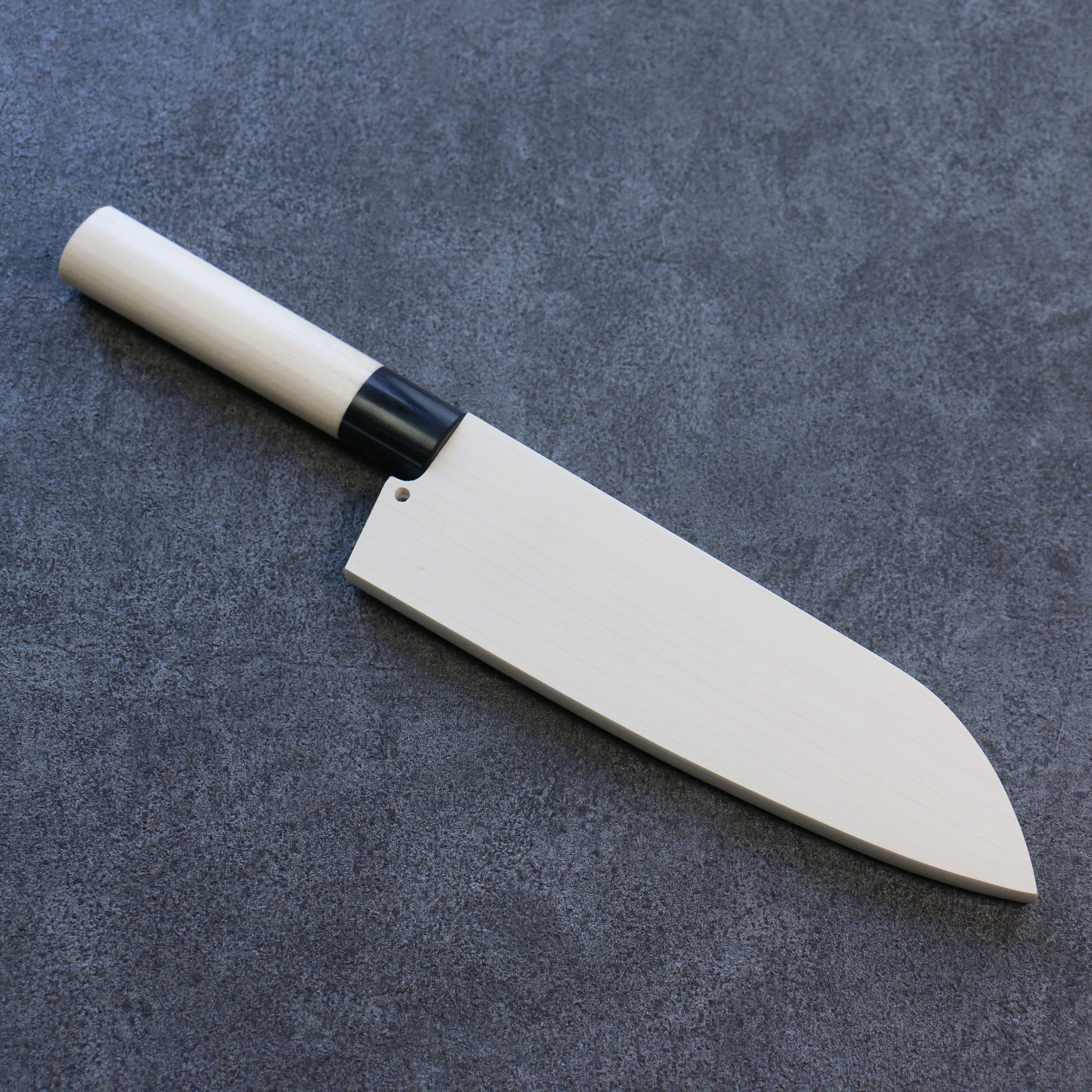 Premium 165mm Santoku Knife Sheath - Magnolia Wood & Plywood Pin - Perfect for Kitchen Storage, Travel, and Gift Giving