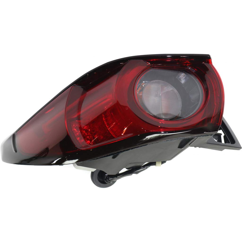 2017-2021 Mazda CX-5 LED Tail Light Assembly - Driver Side Outer with Signature Light | CAPA Certified Replacement for MA2804126, MA2804126C, KB8B51160E | Perfect for Night Driving & Enhanced Vehicle Safety