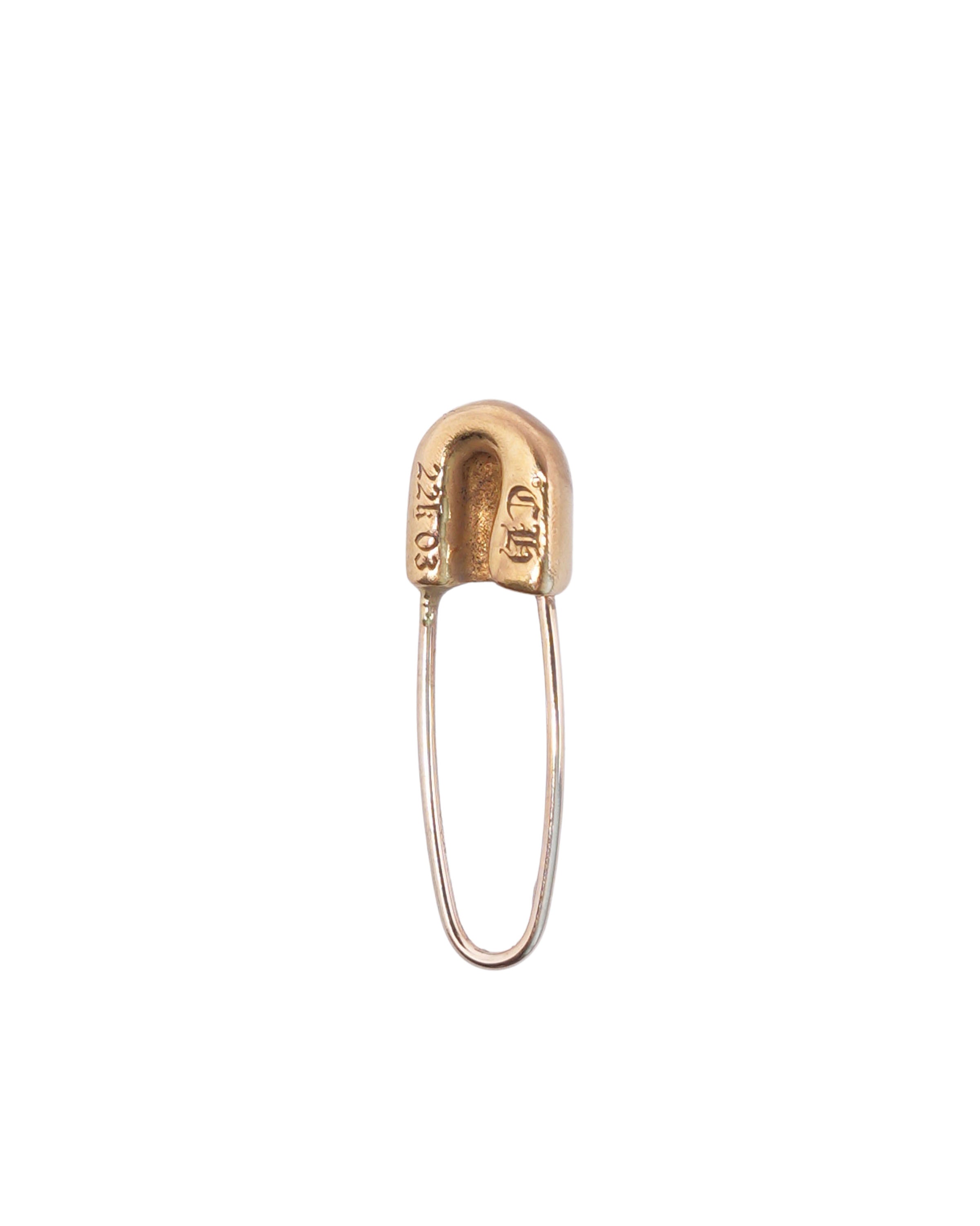 22k Gold Safety Pin - Elegant and Secure Jewelry Clasp for Necklaces, Bracelets, and DIY Crafts | Perfect for Gifts, Fashion Accessories, and Everyday Wear