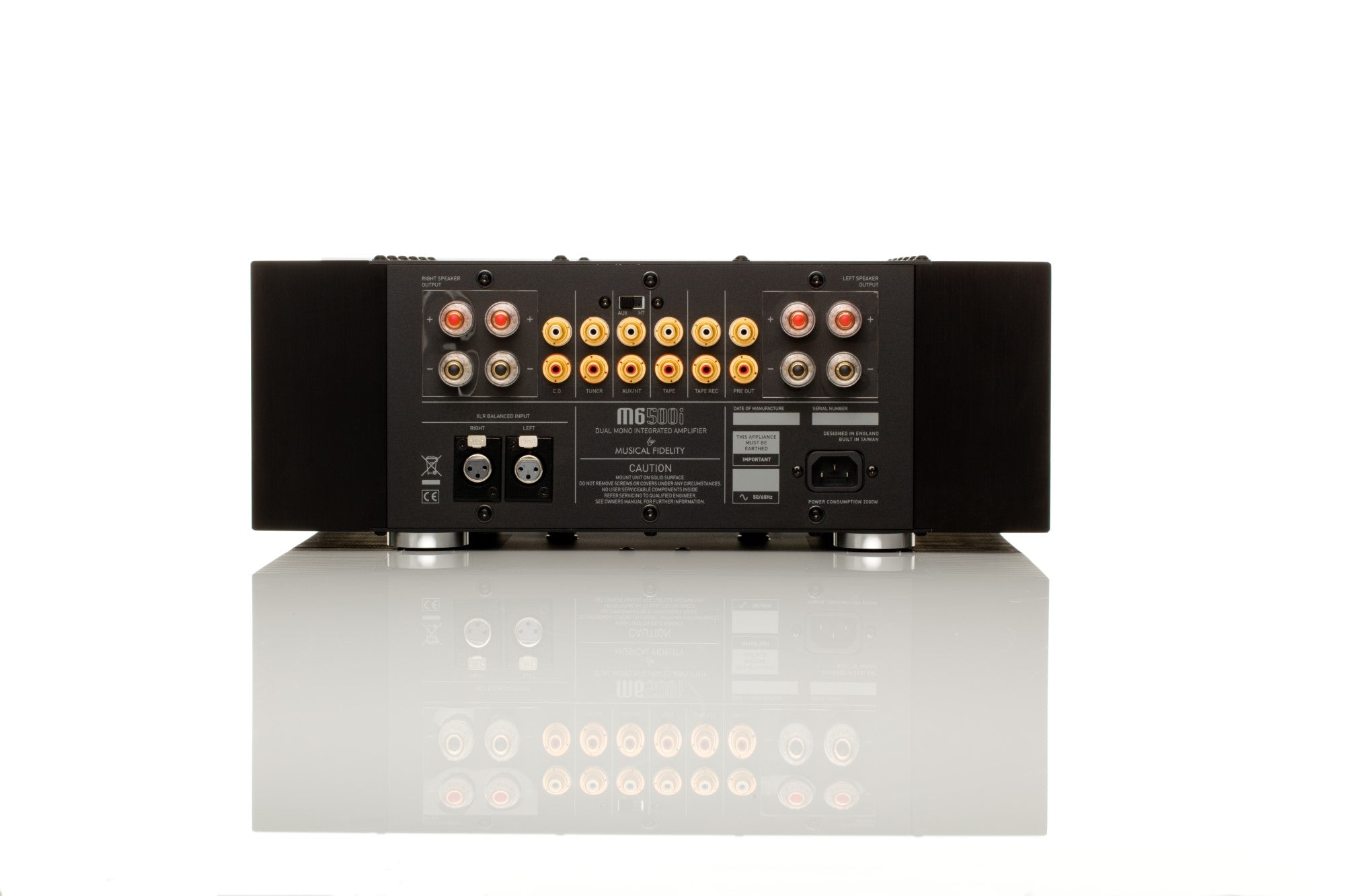 Musical Fidelity M6si500 Integrated Stereo Amplifier - 500W High Power Hi-Fi Audio System for Home Theater & Music Listening - Open Box Condition