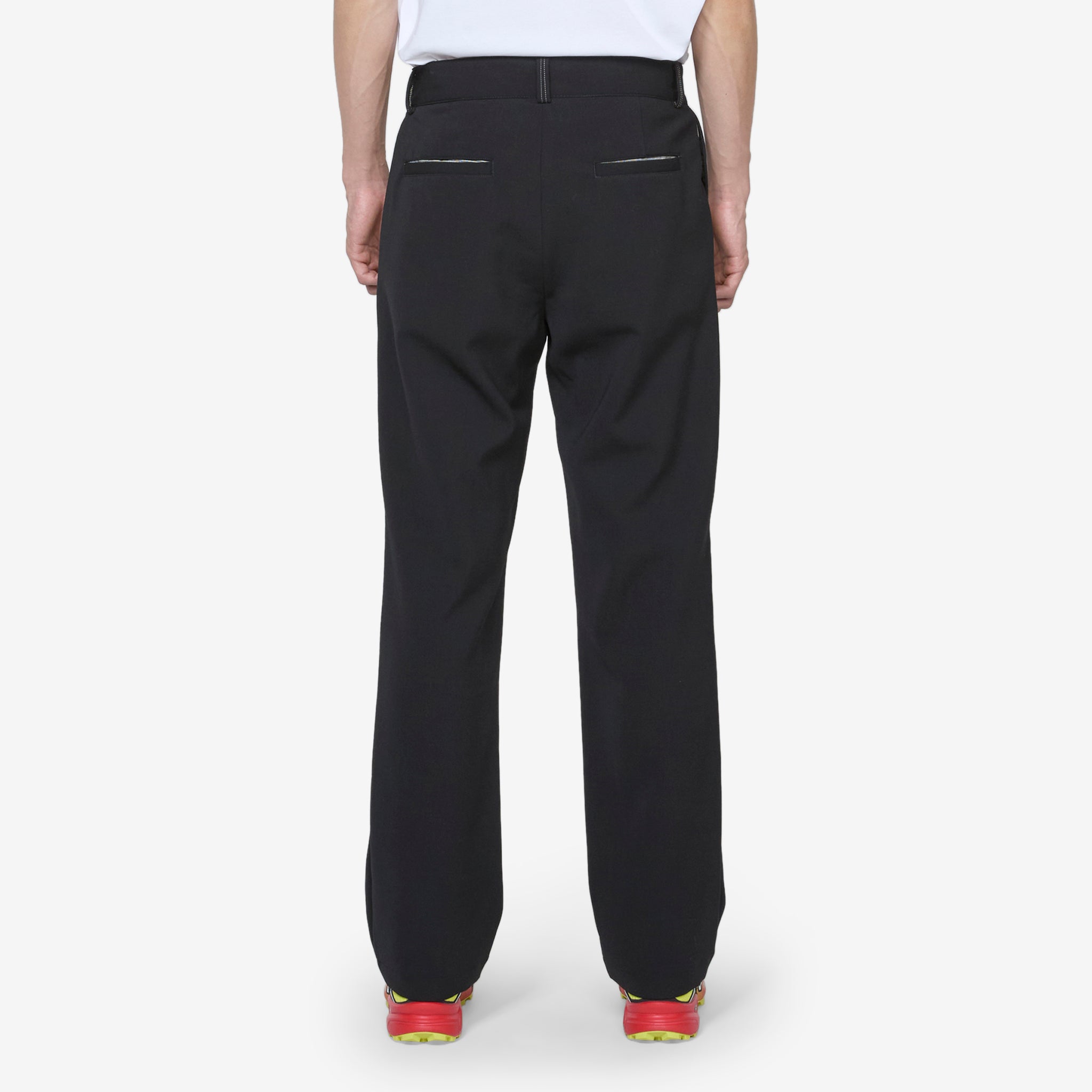 Emery Pant for Women - Stretch Black Multi-Pattern Yoga Pants - Perfect for Workout, Lounge & Travel
