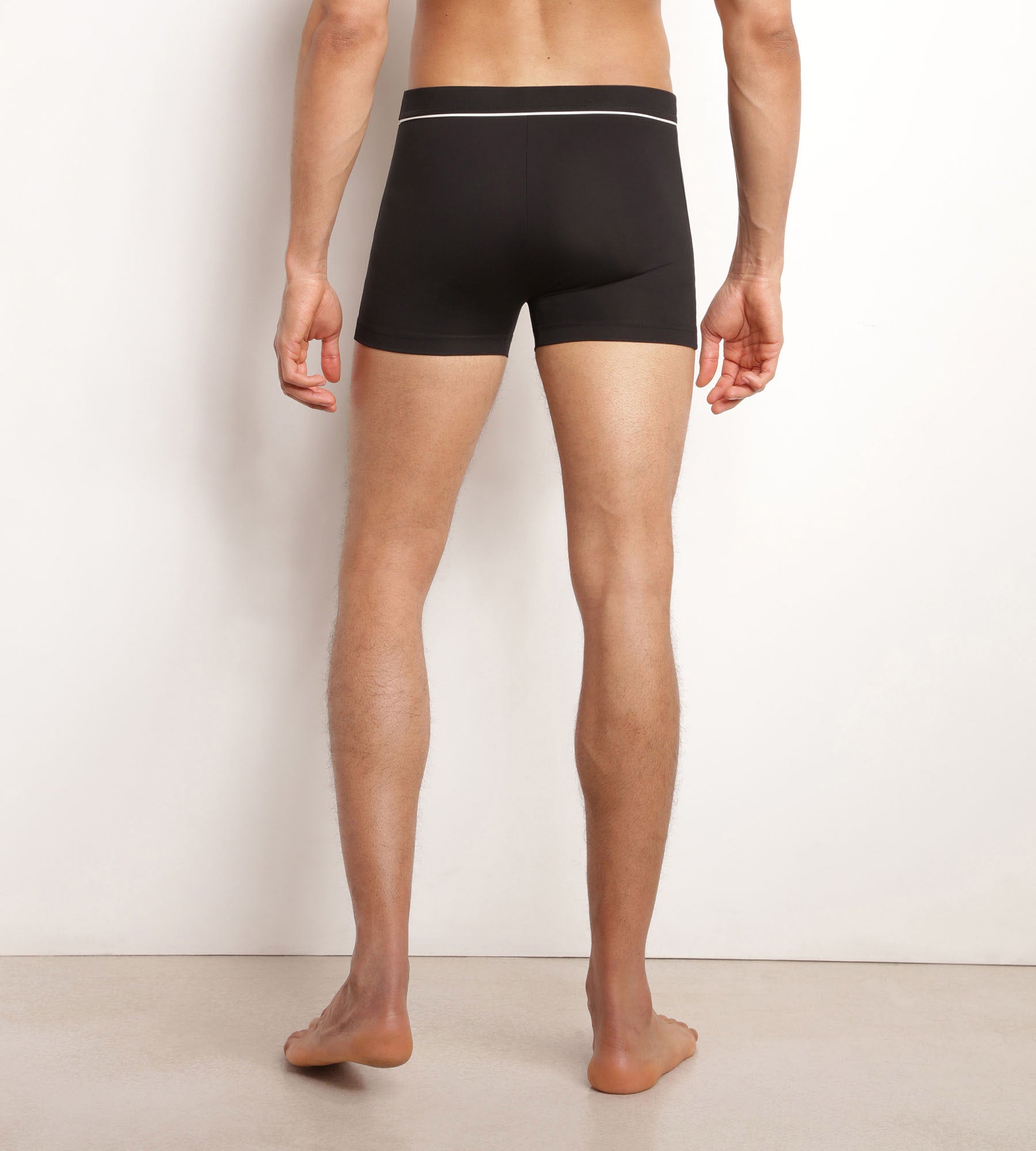 Men's Quick-Dry Microfiber Swim Trunks - Black Dim Move for Swimming, Beach & Pool Activities