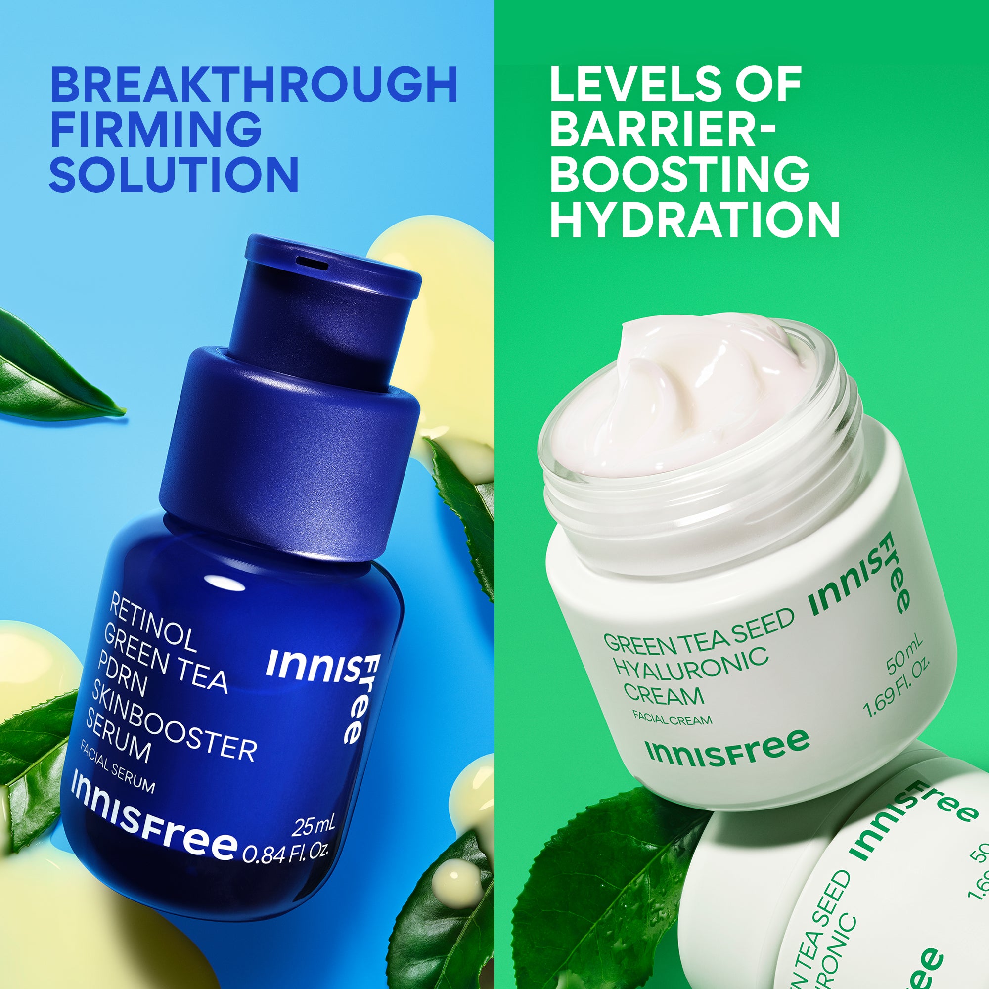 Firm & Hydrate Skincare Duo Set - Anti-Aging Face Cream & Hydrating Moisturizer for Glowing Skin | Day & Night Routine for Dry, Sensitive Skin