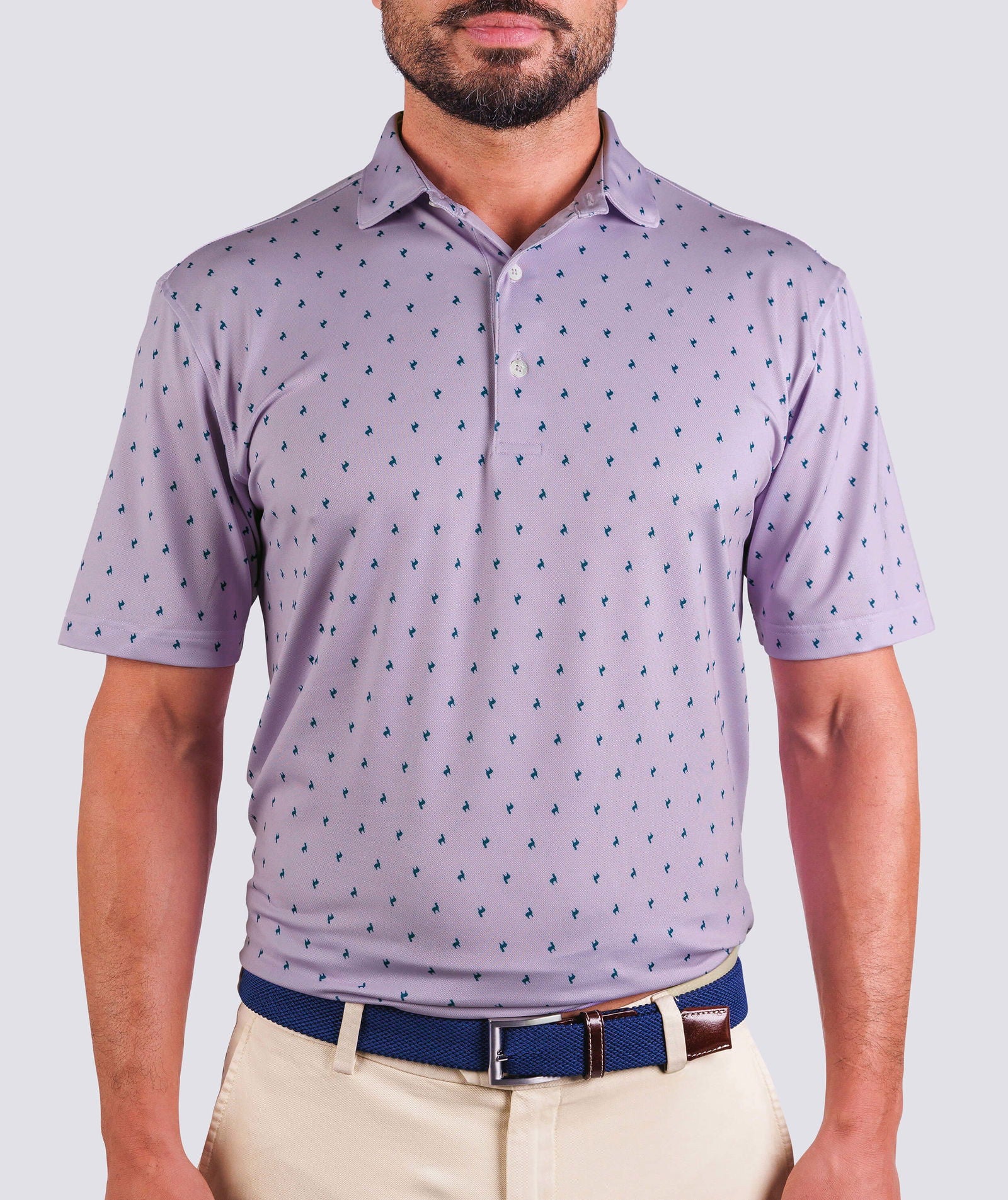 Premium Carden Pique Performance Polo Shirt for Men - Breathable & Moisture-Wicking Golf & Business Casual Wear