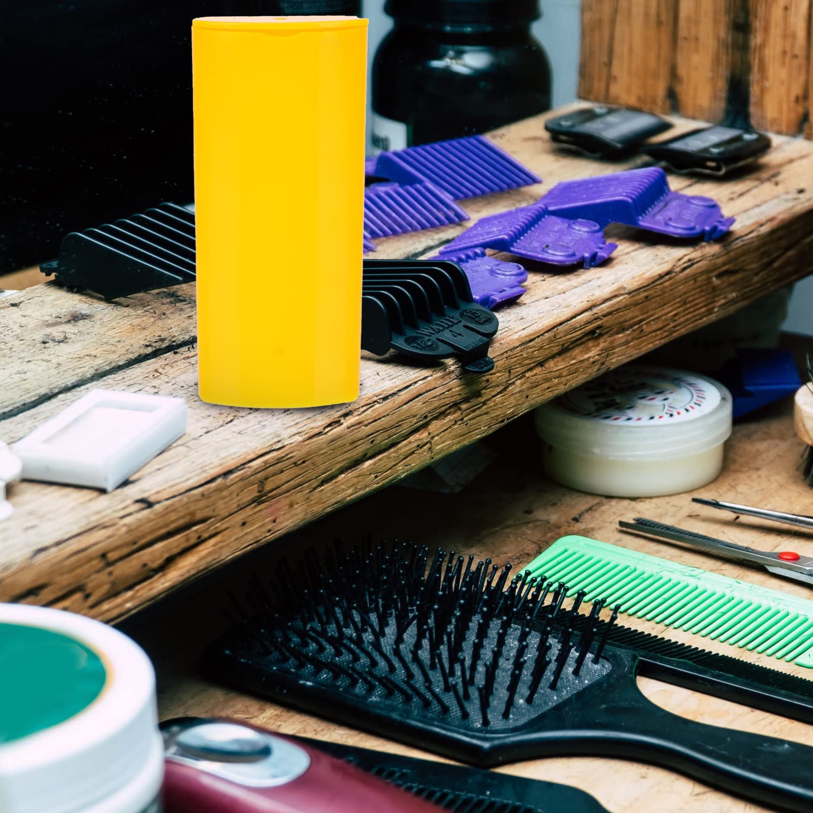Lurrose Razor Blade Disposal Case - Safe Plastic Blade Storage Bank & Organizer for Broken Cutter Blades - Home & Outdoor Use - Perfect for Bathroom Safety and Workshop Organization