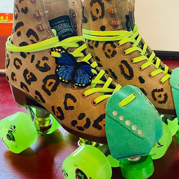 RollerStuff Toe Caps for Roller Skates - Green Apple Color - Durable Protection for Artistic & Jam Skating
