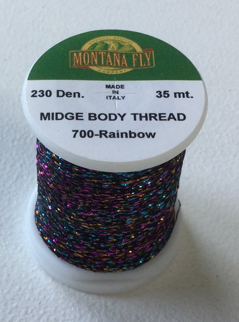Premium MFC Midge Body Thread for Fly Tying - Strong & Durable Fishing Fly Material (Great for Trout & Panfish Flies) - Perfect for DIY Fly Fishing Lures & Streamer Patterns